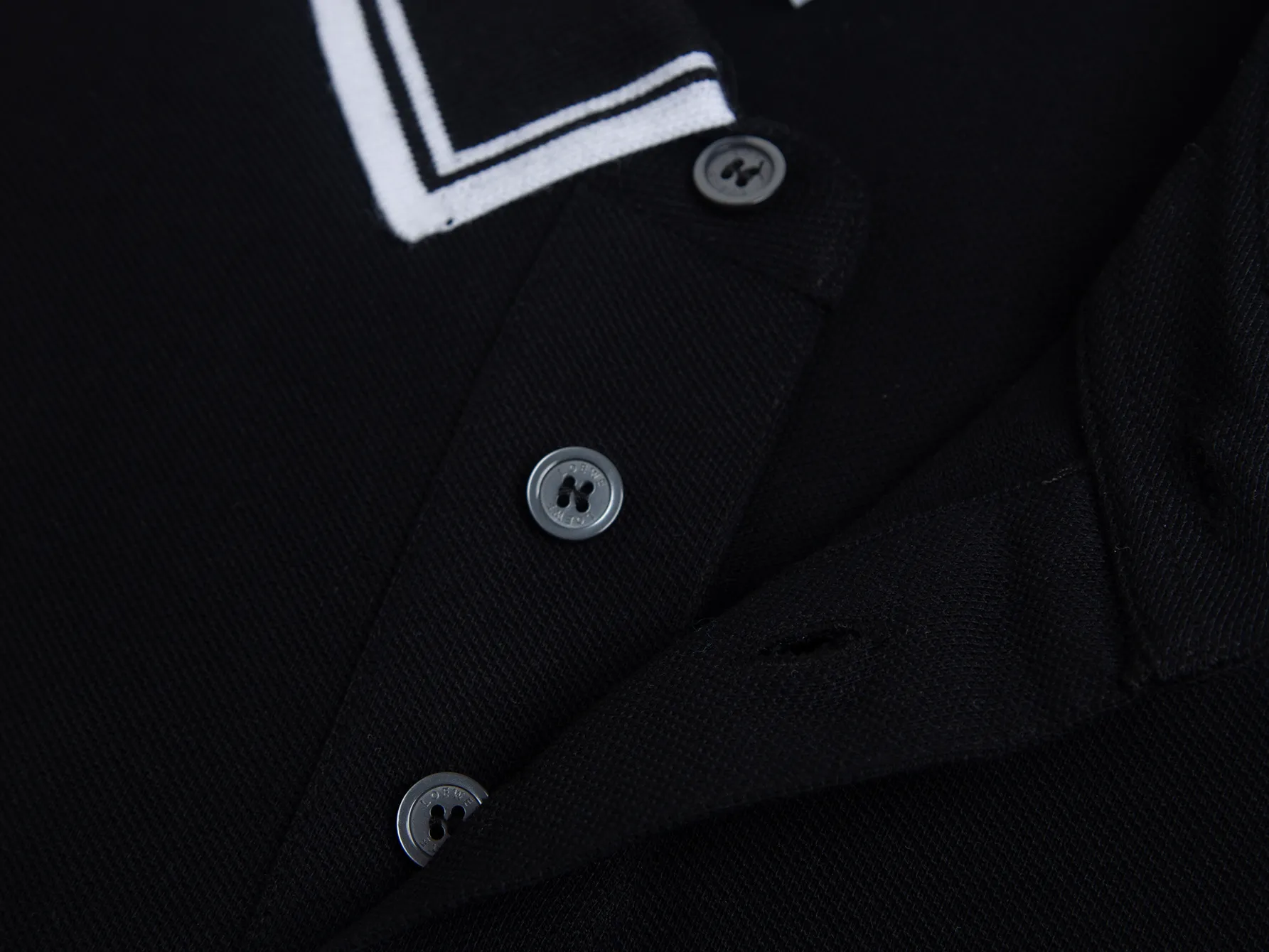 Anagram Embroidered Piqué Polo Shirt D12016424 — view 6