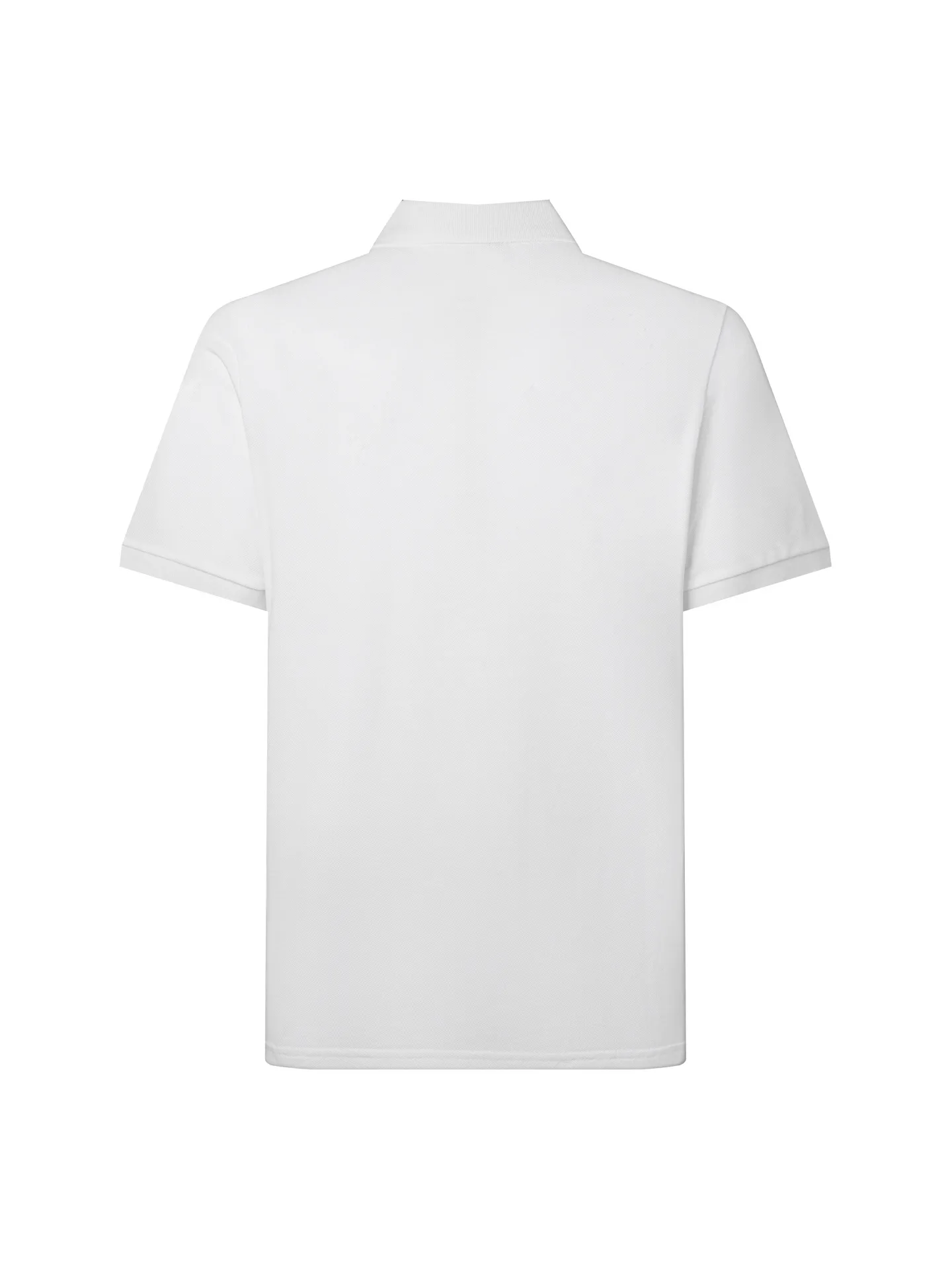 Triangle Logo Piqué Cotton Polo Shirt D12016292 — view 2