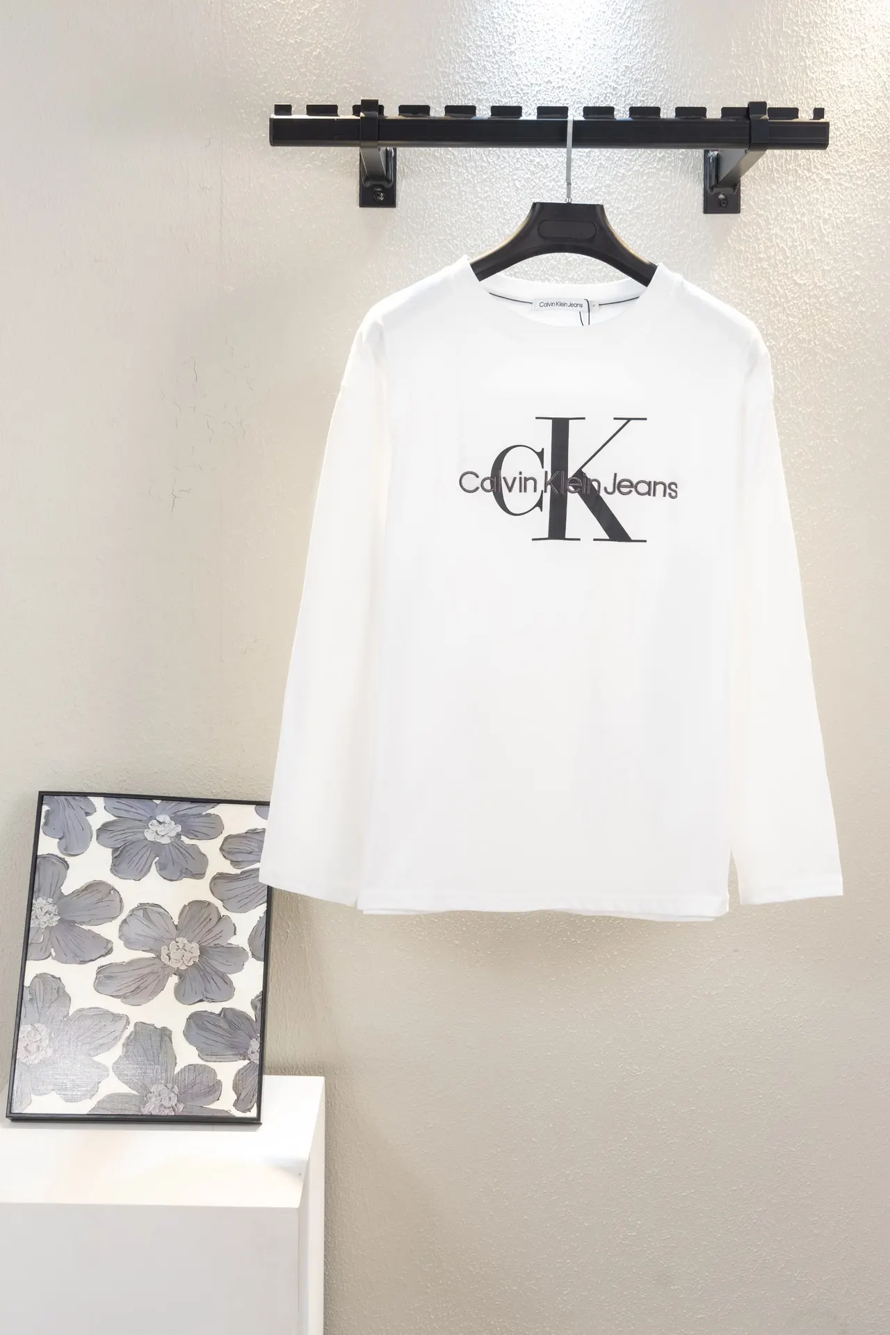 Logo Embroidery Long-Sleeve T-Shirt D12312644