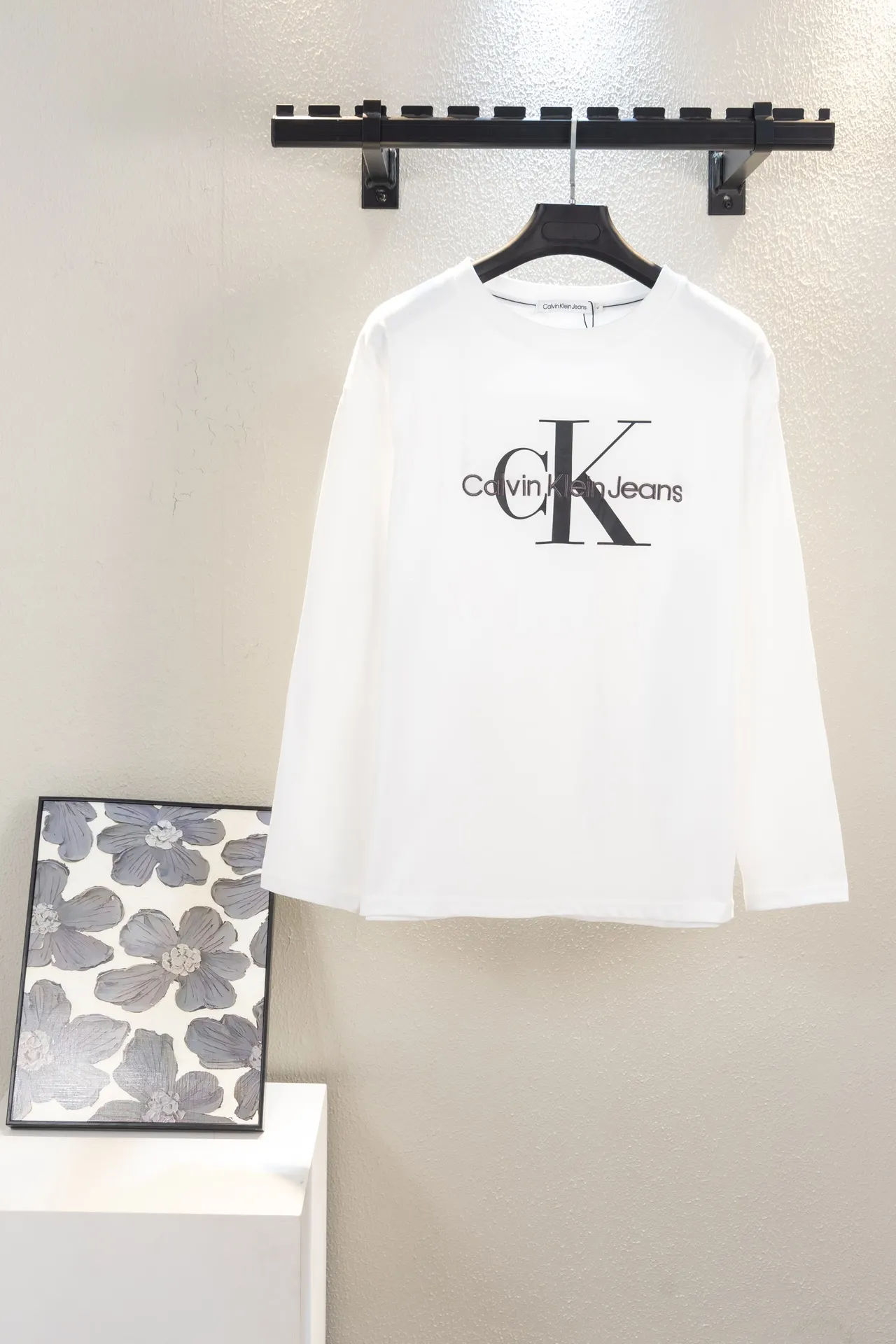 Logo Embroidery Long-Sleeve T-Shirt D12312644