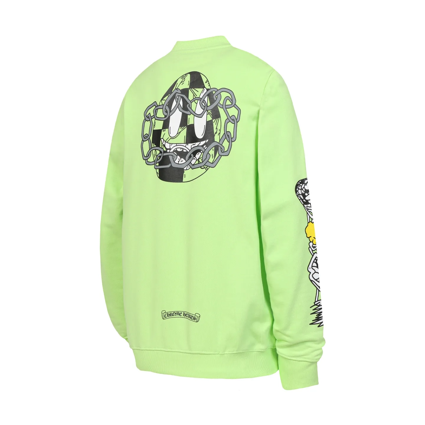 Graffiti Print Crew-Neck Sweatshirt D12513879 — view 3