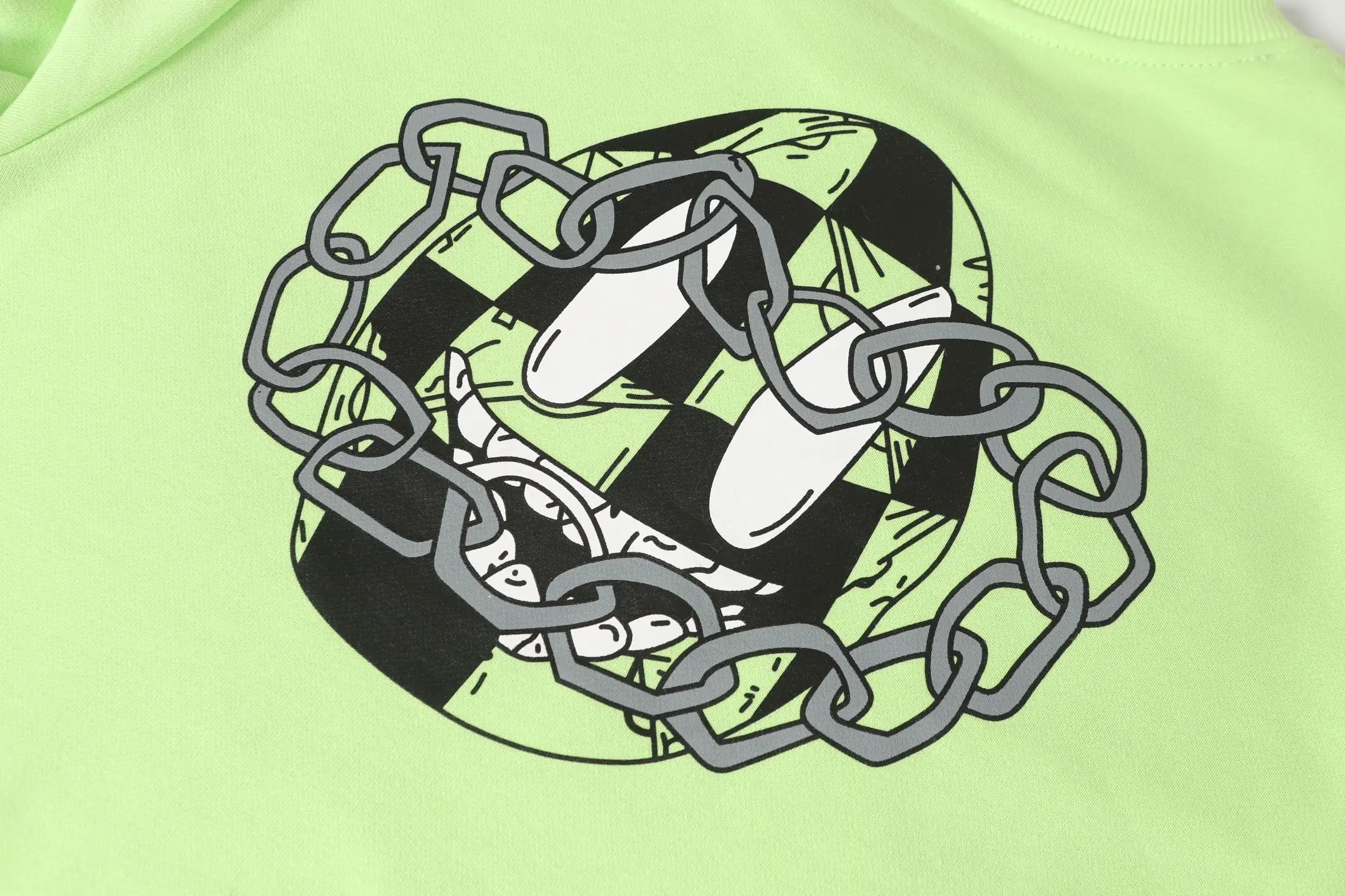 Graffiti Print Crew-Neck Sweatshirt D12513879 — view 7