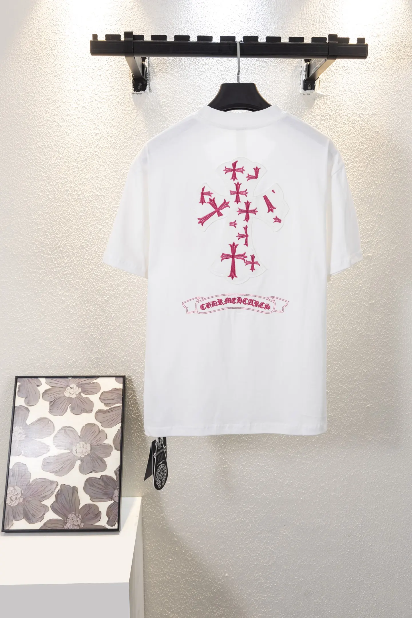 Cross Patch Embroidered Cotton T-Shirt D12512612 — view 2