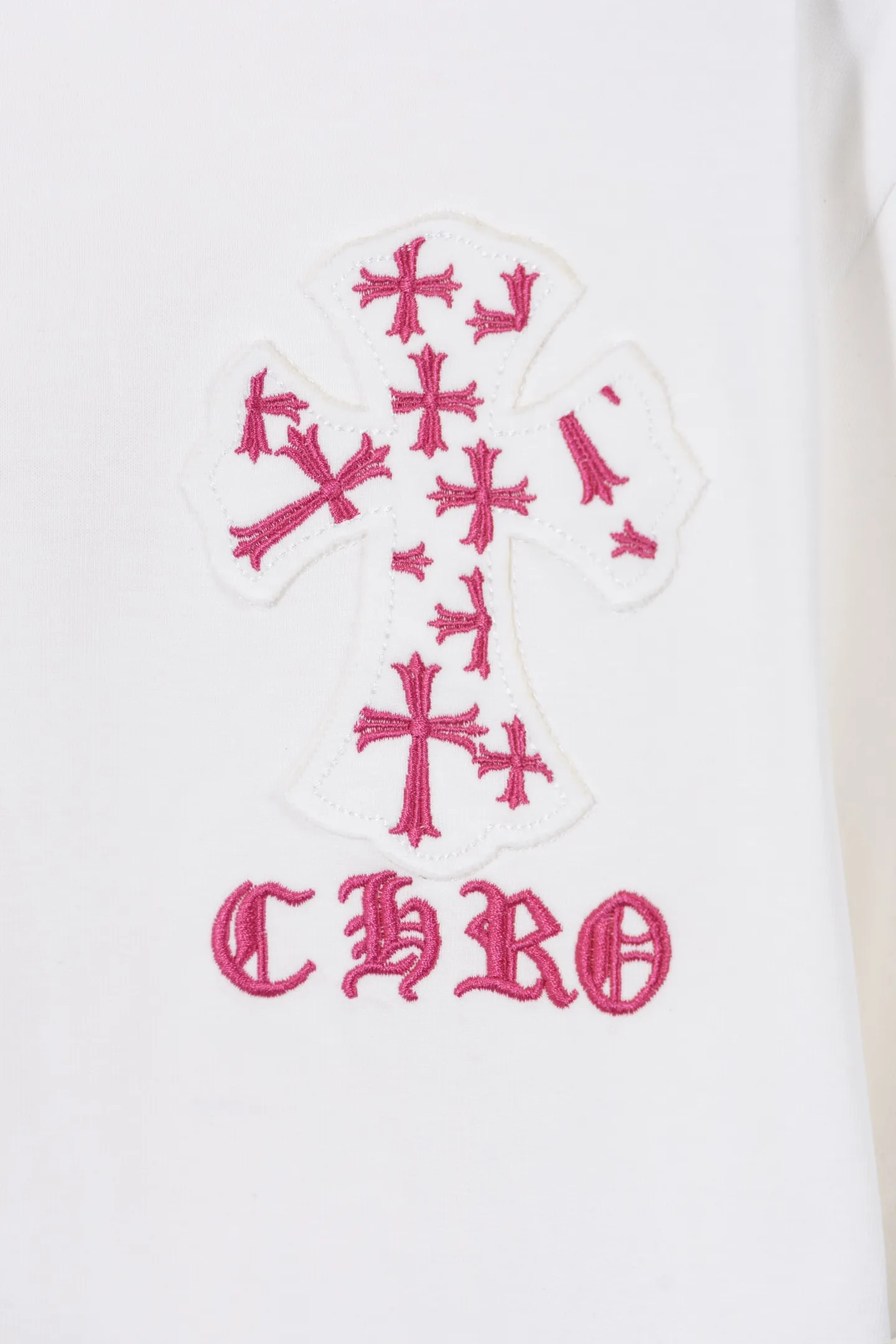 Cross Patch Embroidered Cotton T-Shirt D12512612 — view 4