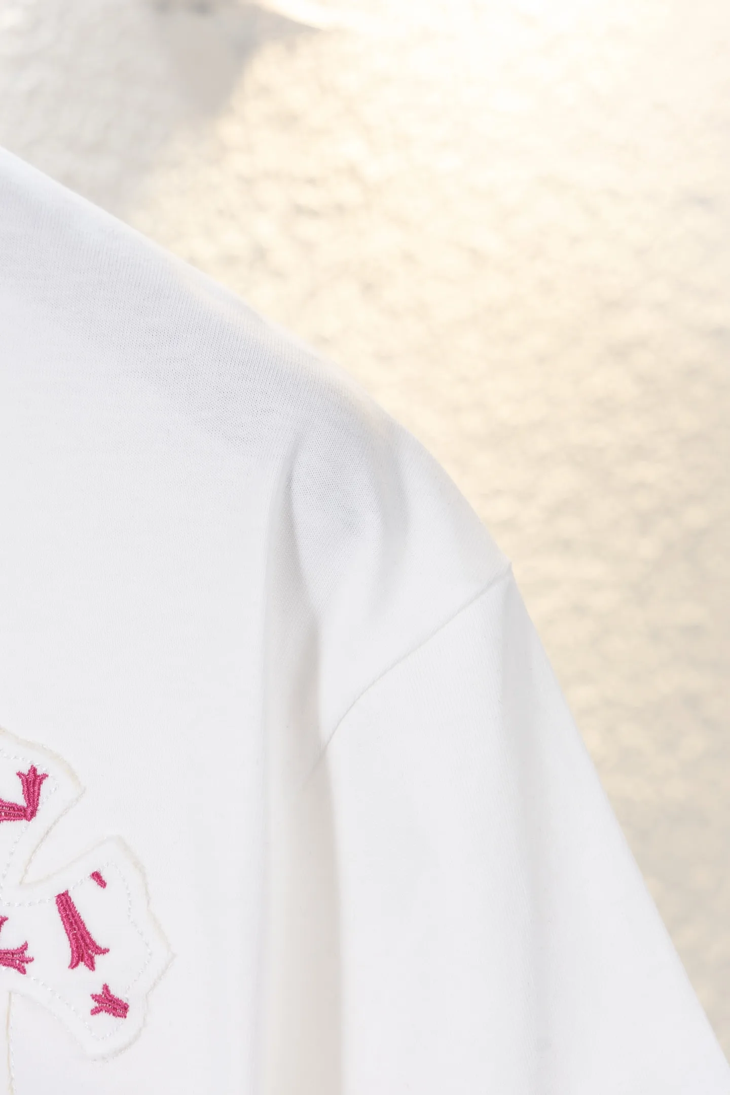 Cross Patch Embroidered Cotton T-Shirt D12512612 — view 6