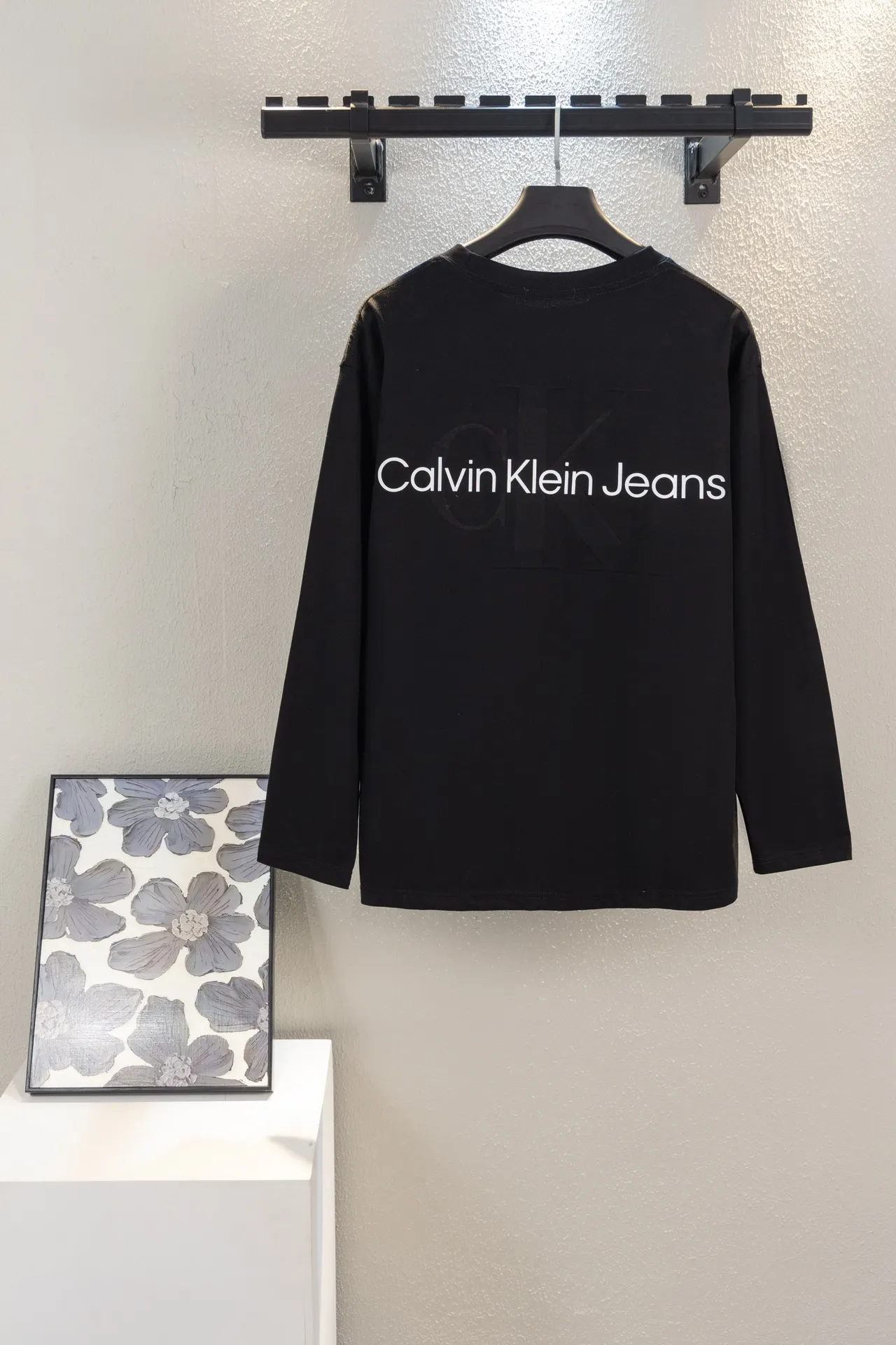 Logo-Embroidered Cotton-Blend Sweatshirt D12512601 — view 2