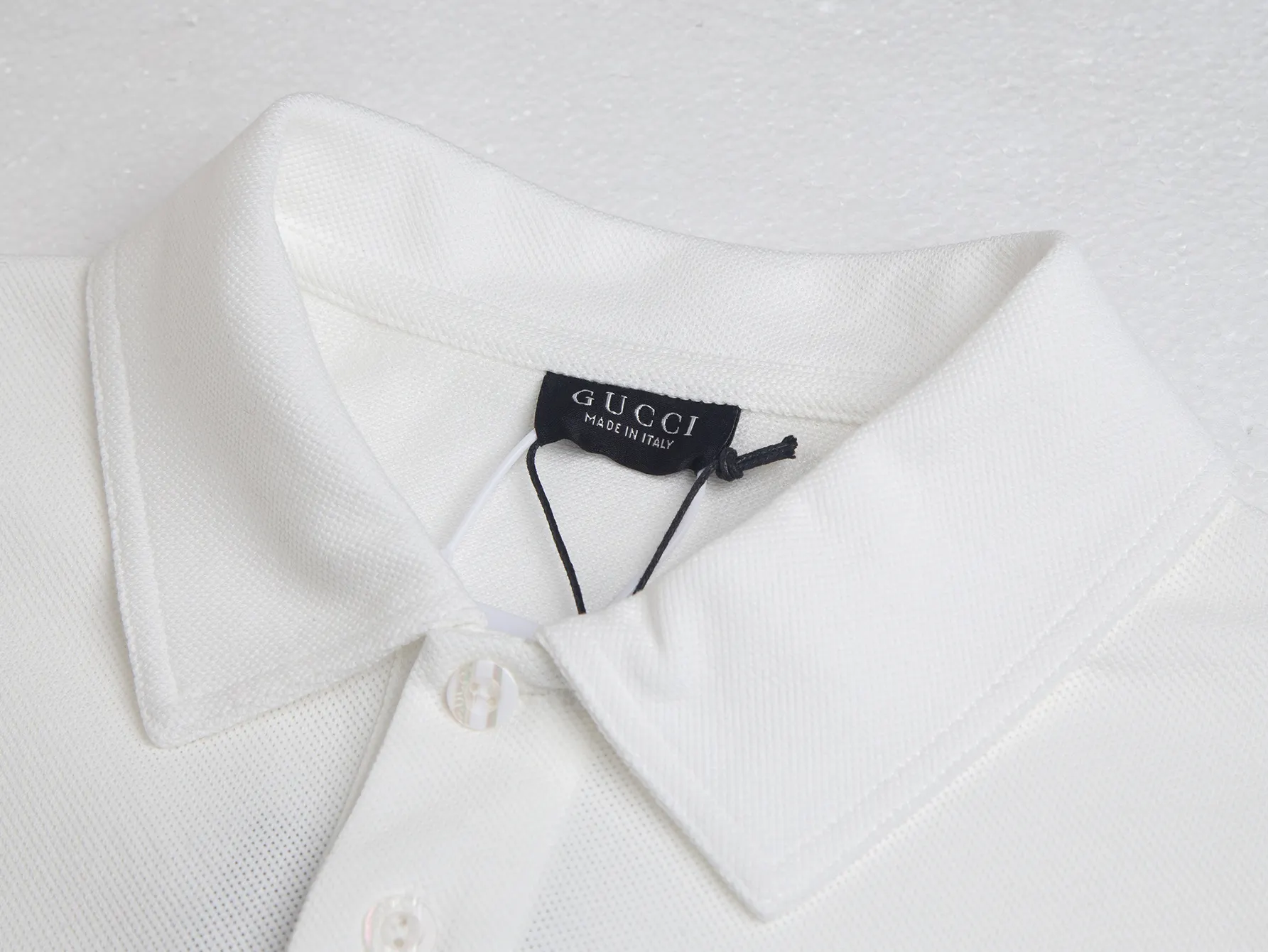 Embroidered Cotton-Pique Polo Shirt D12516296 — view 6