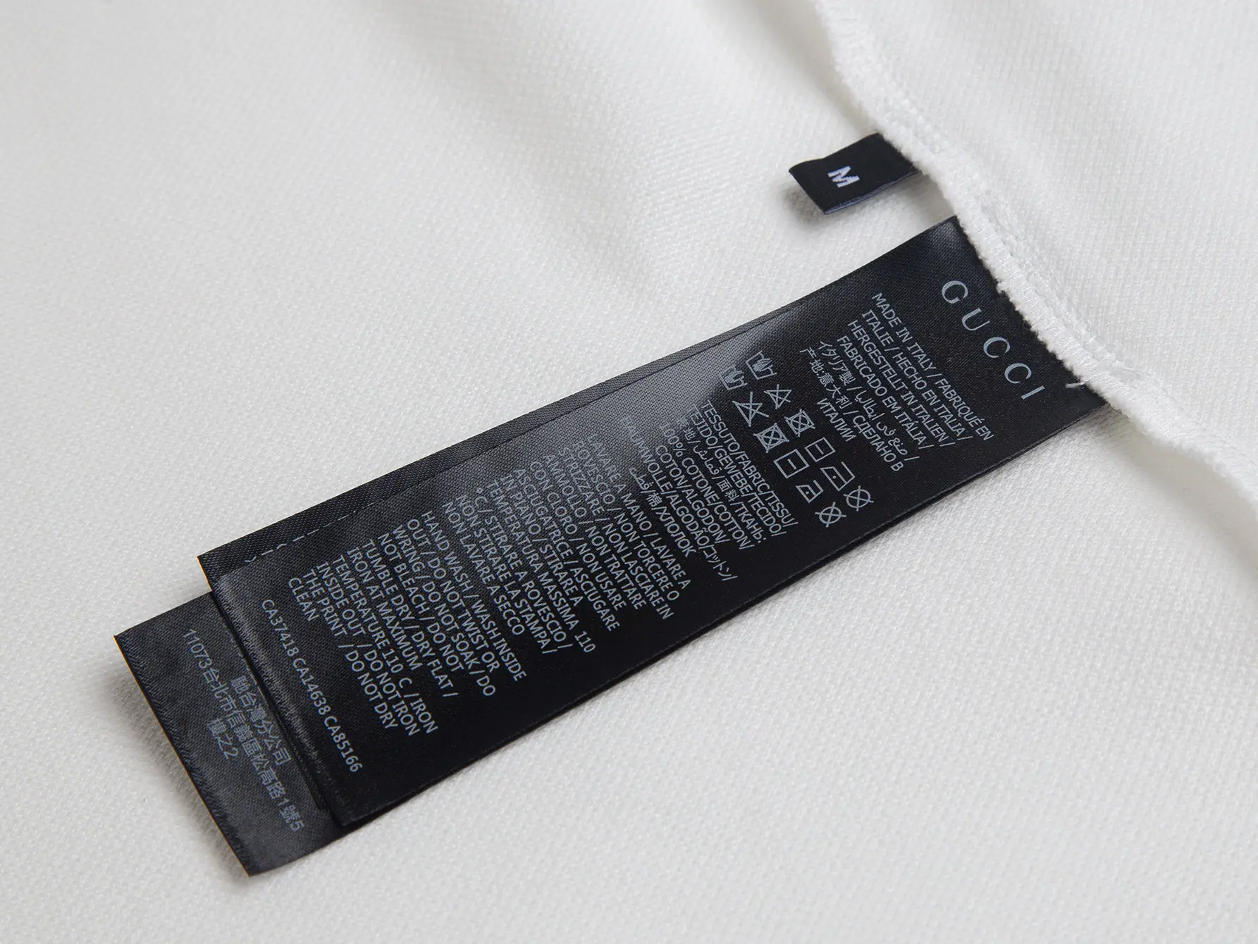 Embroidered Cotton-Pique Polo Shirt D12516296 — view 8