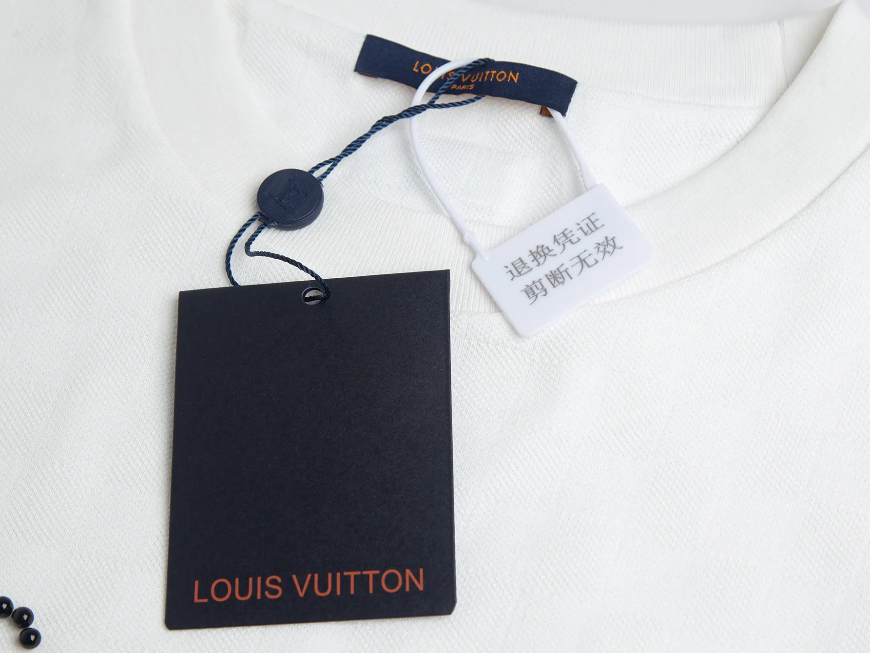 Beaded Logo Cotton Piqué T-Shirt D12516349 — view 8