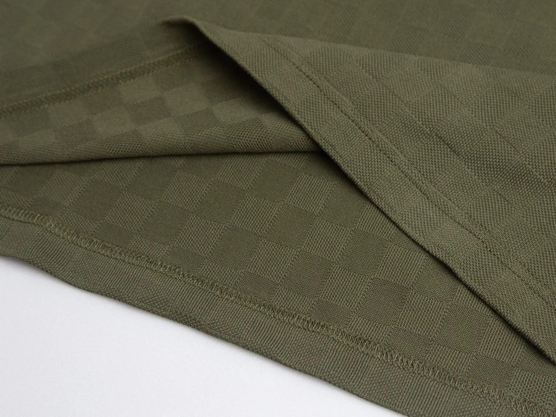 Pearl-Embellished Damier Cotton T-Shirt D12516351 — view 10