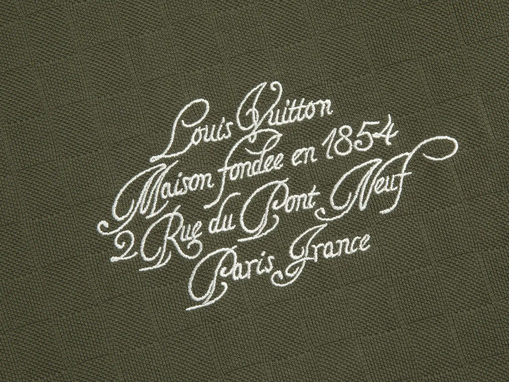 Embroidered Damier Piqué Cotton T-Shirt D12516513 — view 6