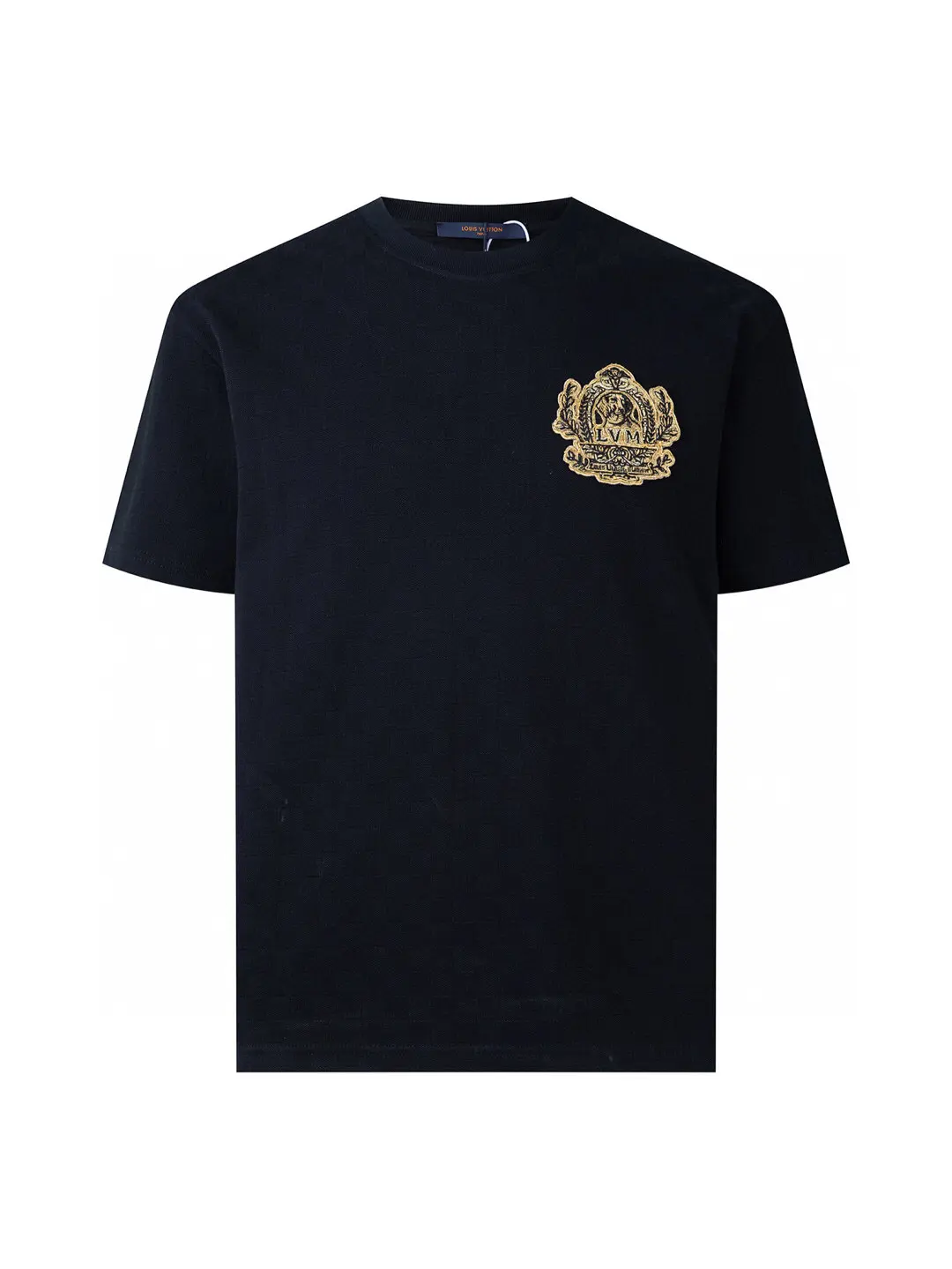 Embroidered Crest Cotton-Piqué T-Shirt D12516507