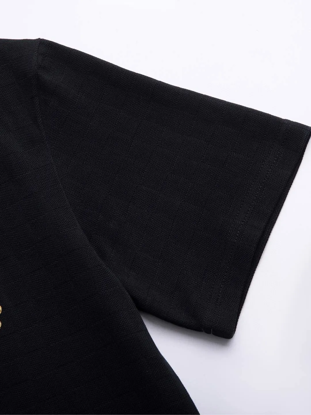 Embroidered Crest Cotton-Piqué T-Shirt D12516507 — view 7