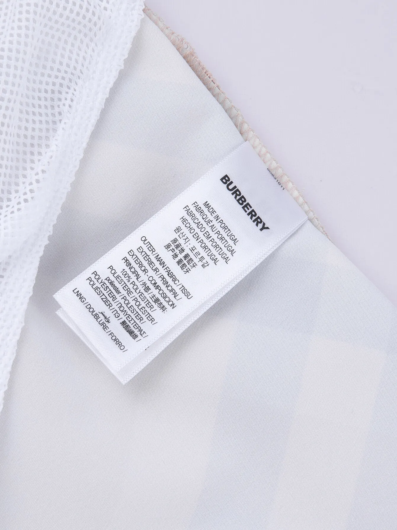 Check Print Twill Swim Shorts D12516530 — view 11
