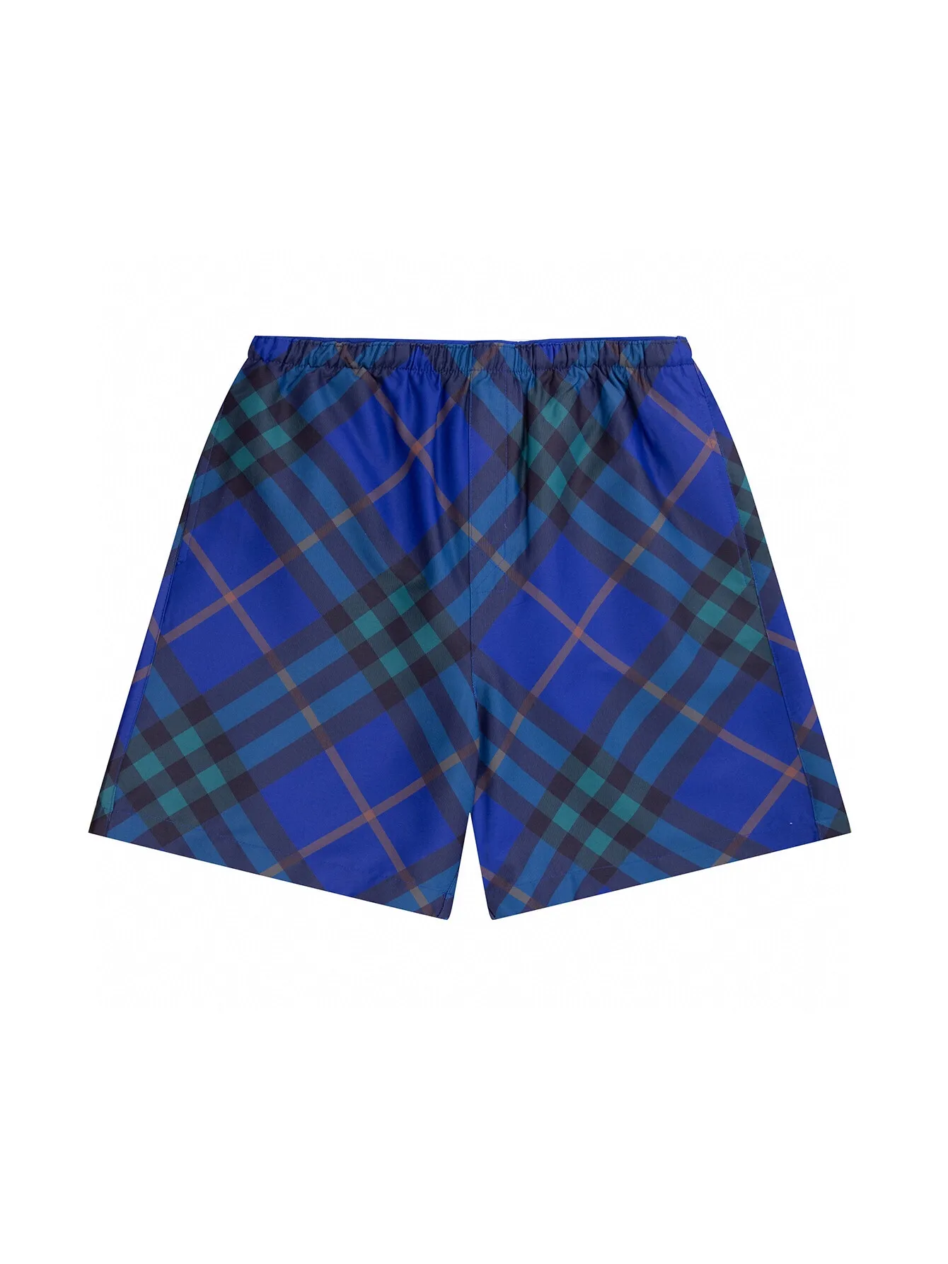 Check Print Twill Swim Shorts D12516529 — view 2