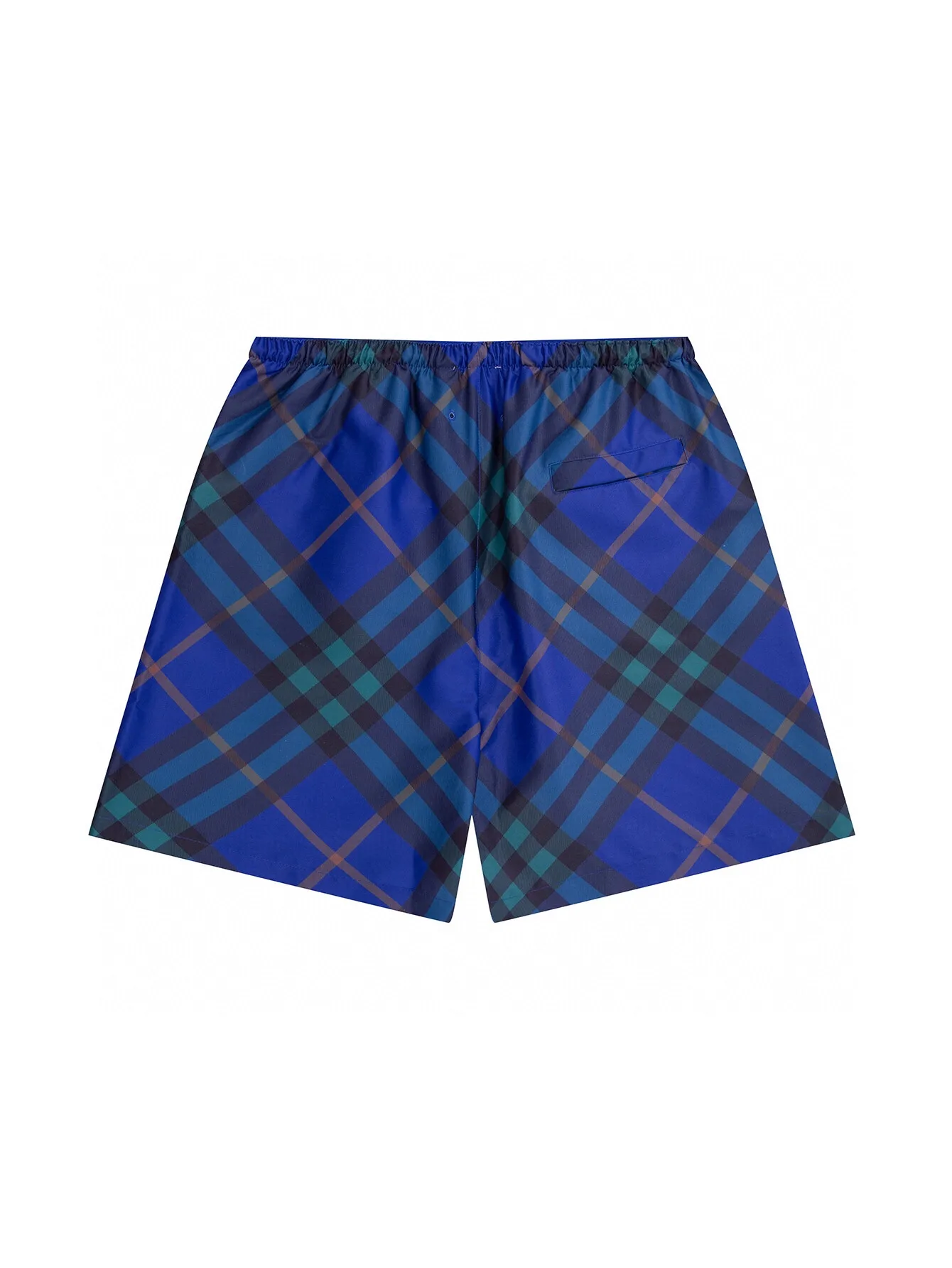 Check Print Twill Swim Shorts D12516529 — view 3