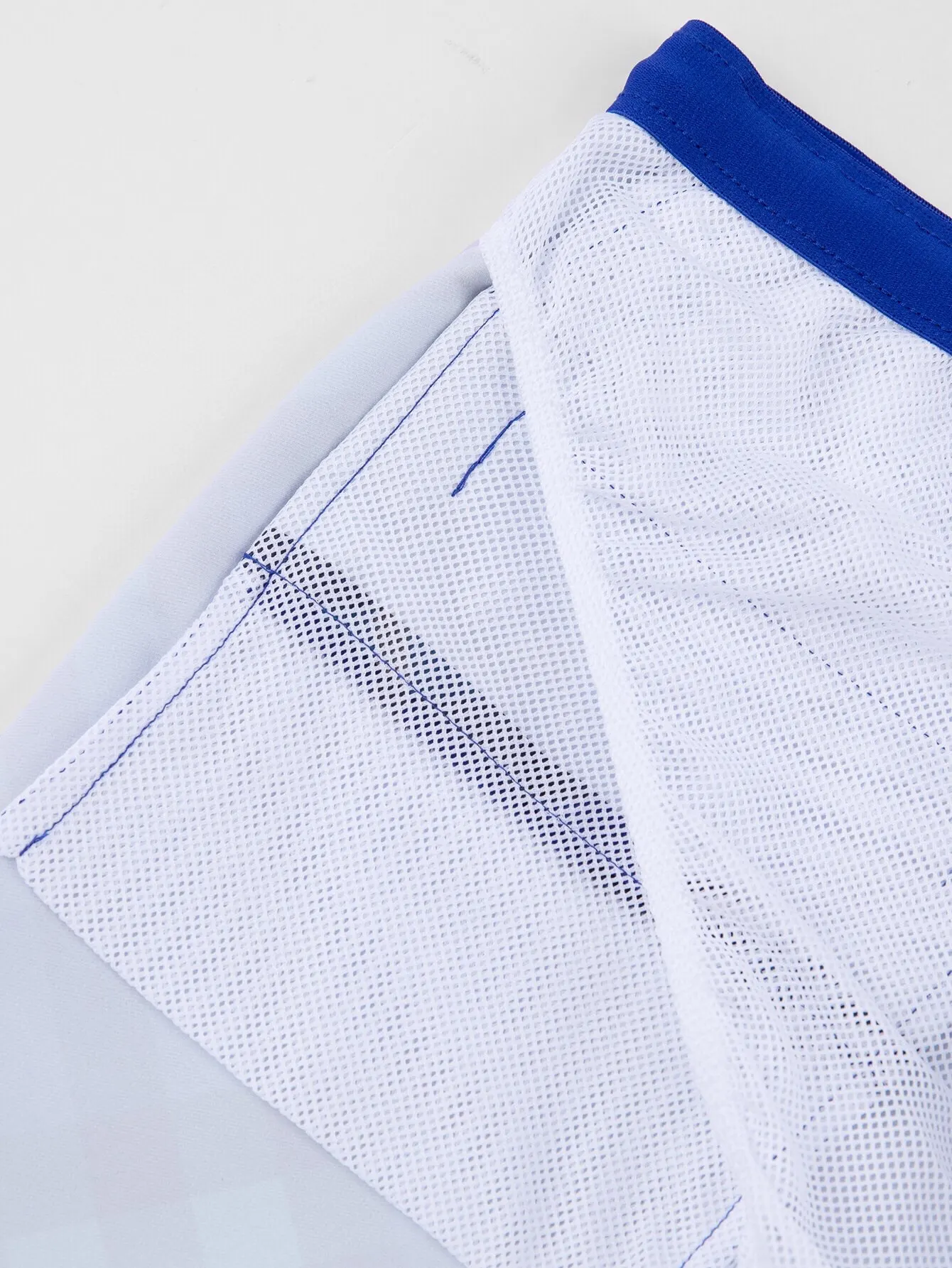 Check Print Twill Swim Shorts D12516529 — view 15