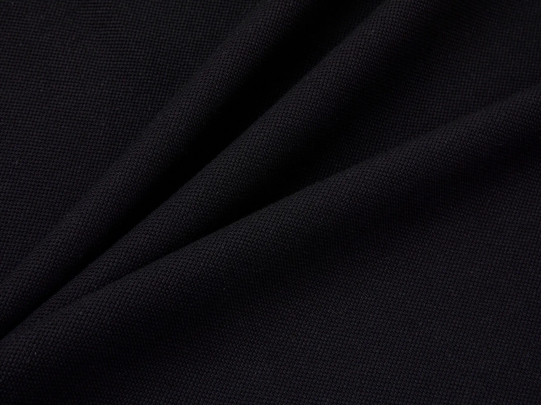 Check-Collar Piqué Cotton Polo Shirt D12516355 — view 9