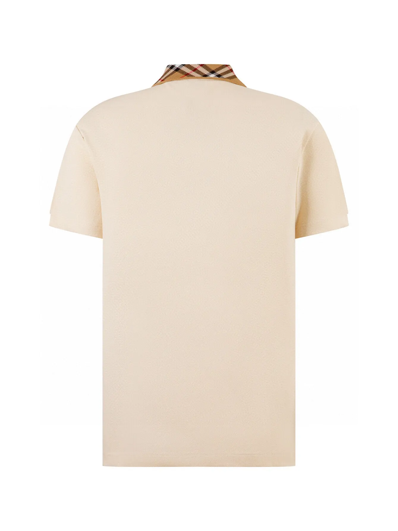 Check Collar Piqué Polo Shirt D12516357 — view 2