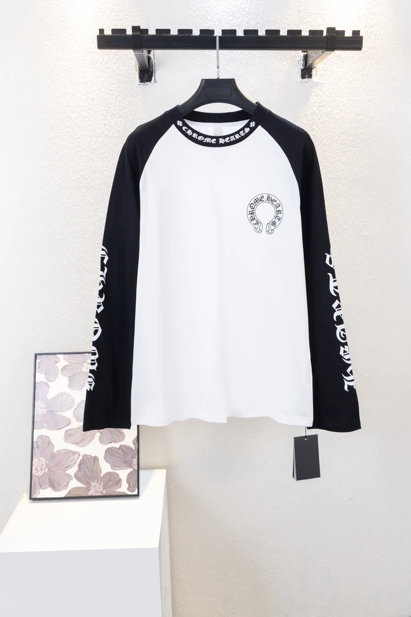 Logo Print Raglan Long-Sleeve T-Shirt D12812671