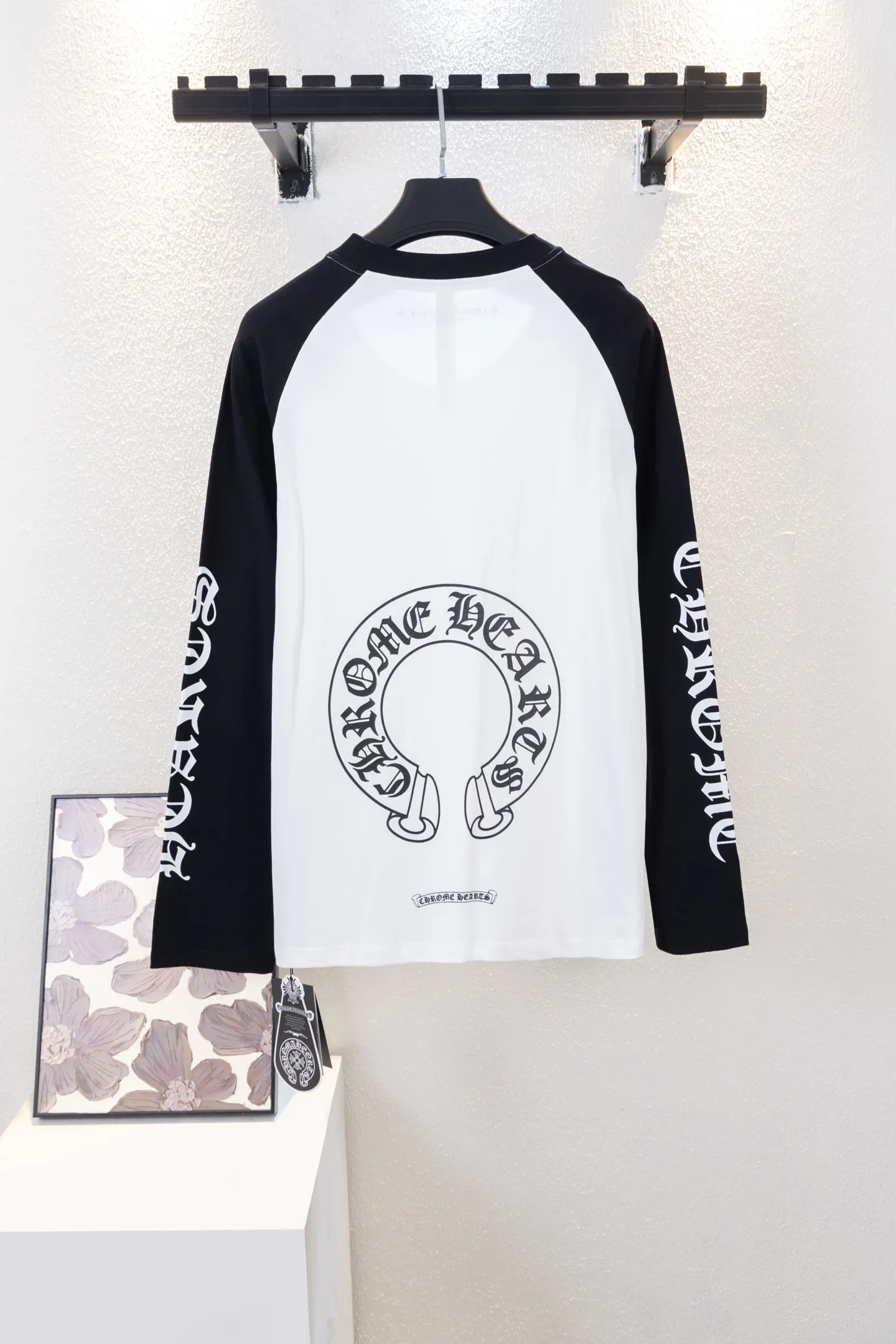 Logo Print Raglan Long-Sleeve T-Shirt D12812671 — view 2
