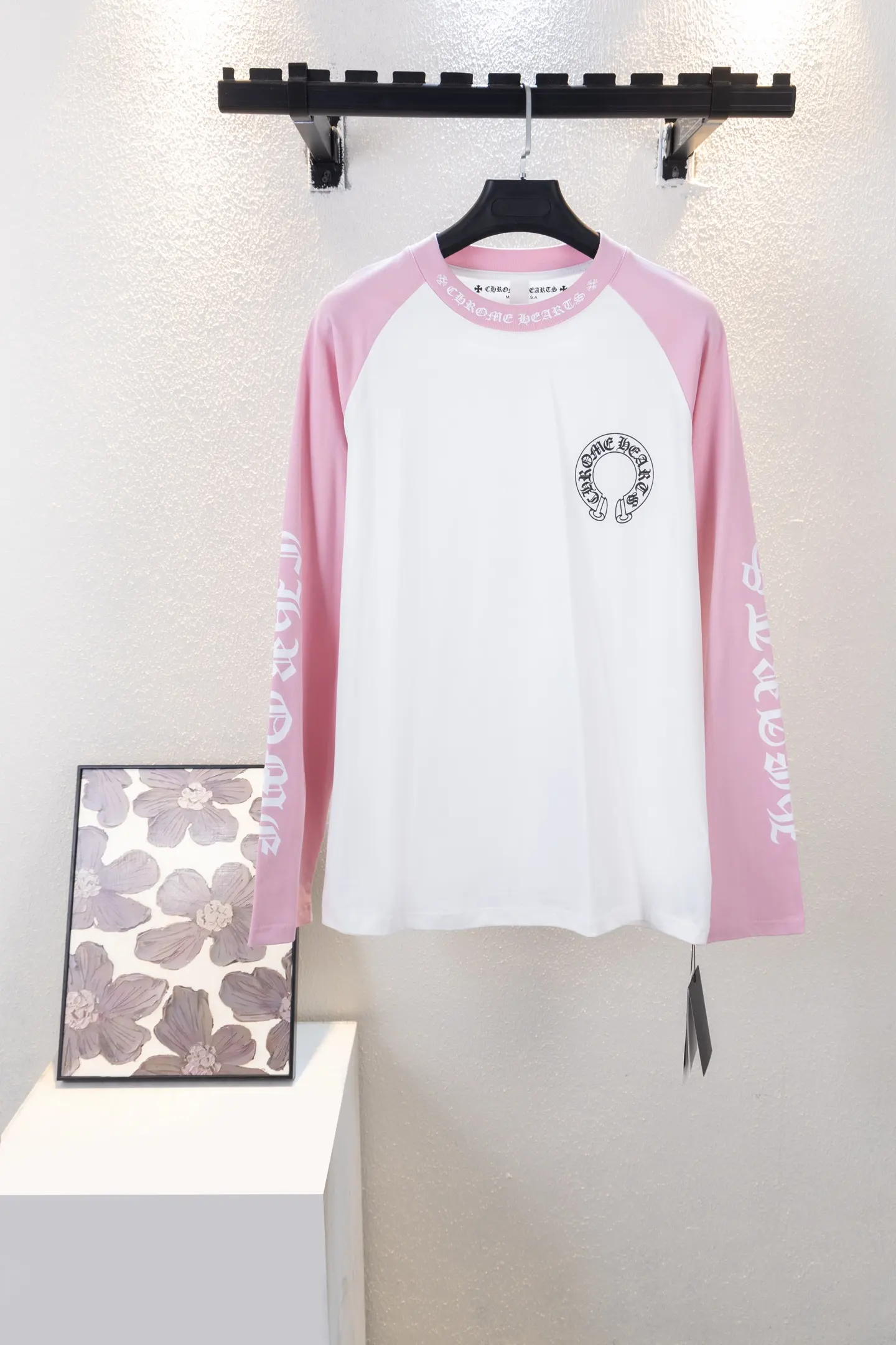 Logo Print Raglan Long-Sleeve T-Shirt D12812673