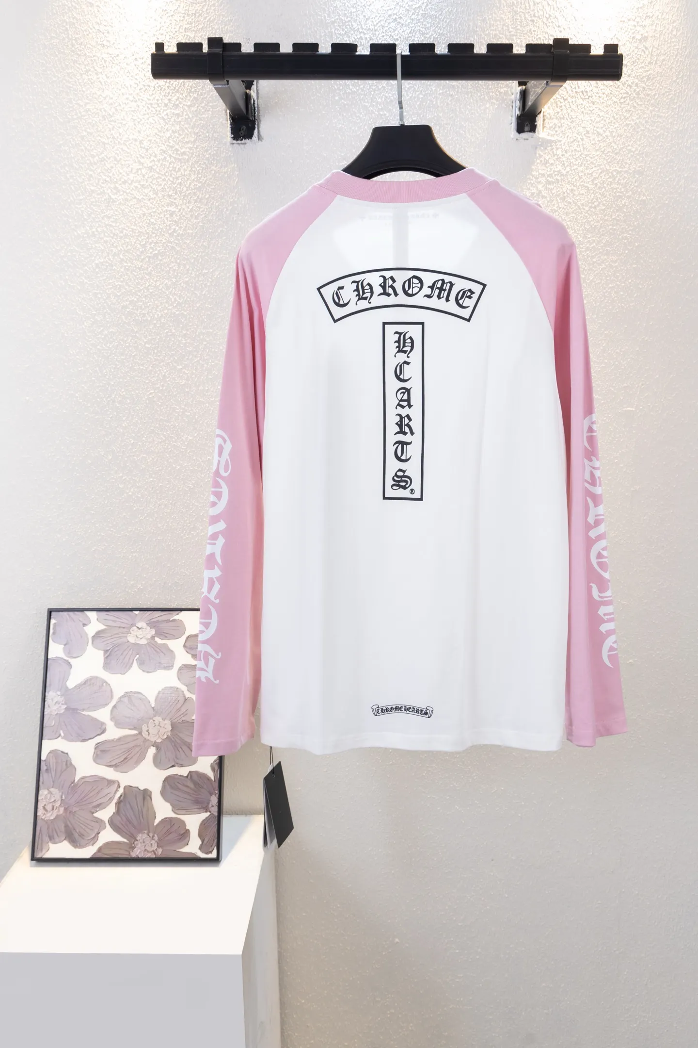 Logo Print Raglan Long-Sleeve T-Shirt D12812673 — view 2