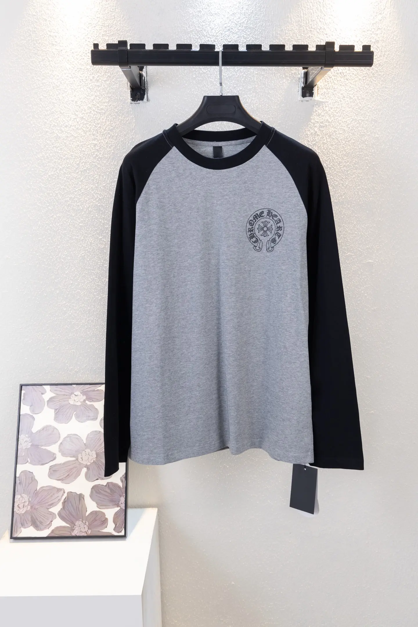 Logo Print Raglan Long-Sleeve T-Shirt D12812668