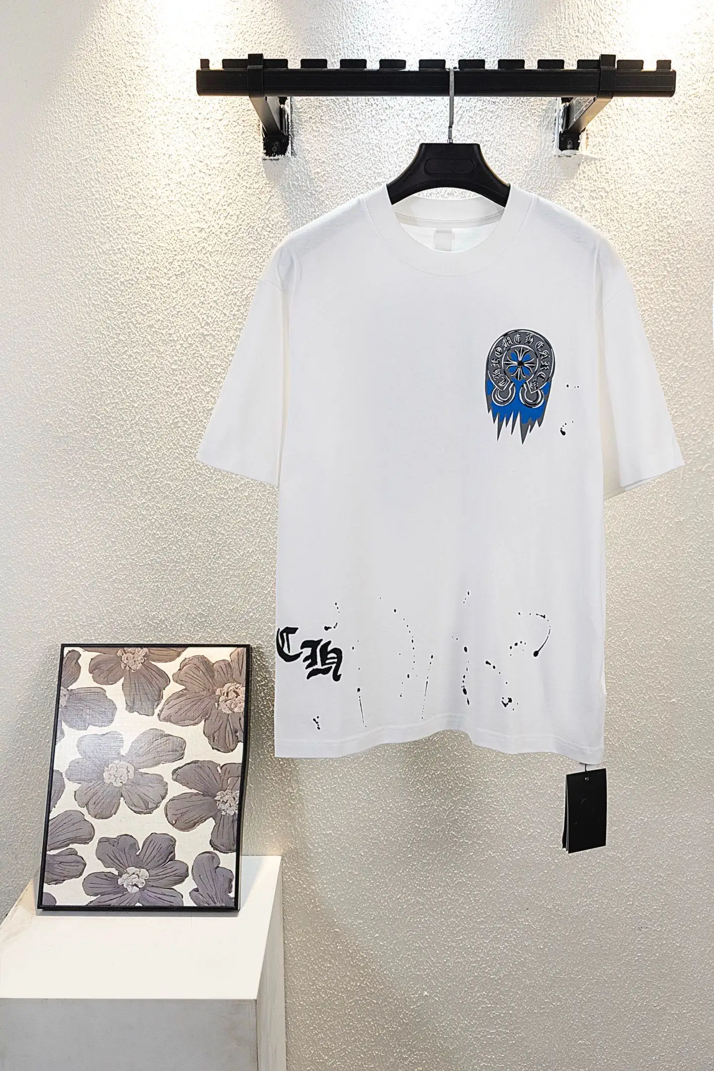 Horseshoe Logo Graphic Cotton T-Shirt D12811540