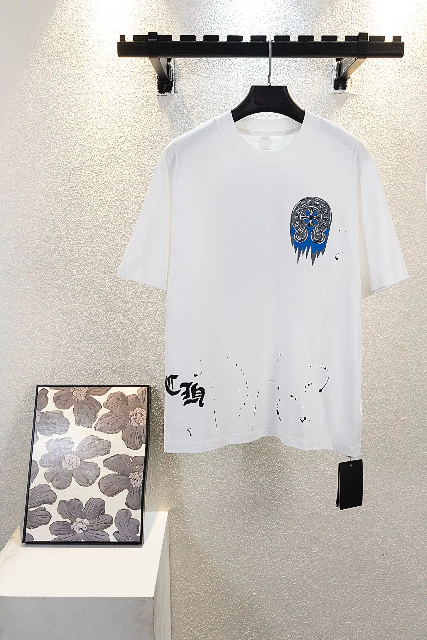 Horseshoe Logo Graphic Cotton T-Shirt D12811540