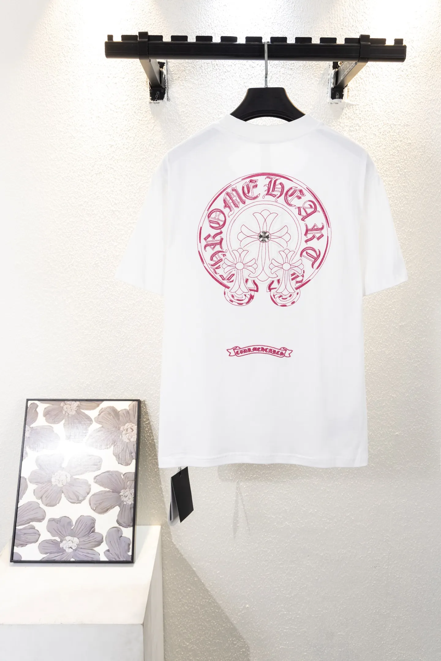 Embroidered Horseshoe Logo Cotton T-Shirt D12812622 — view 2