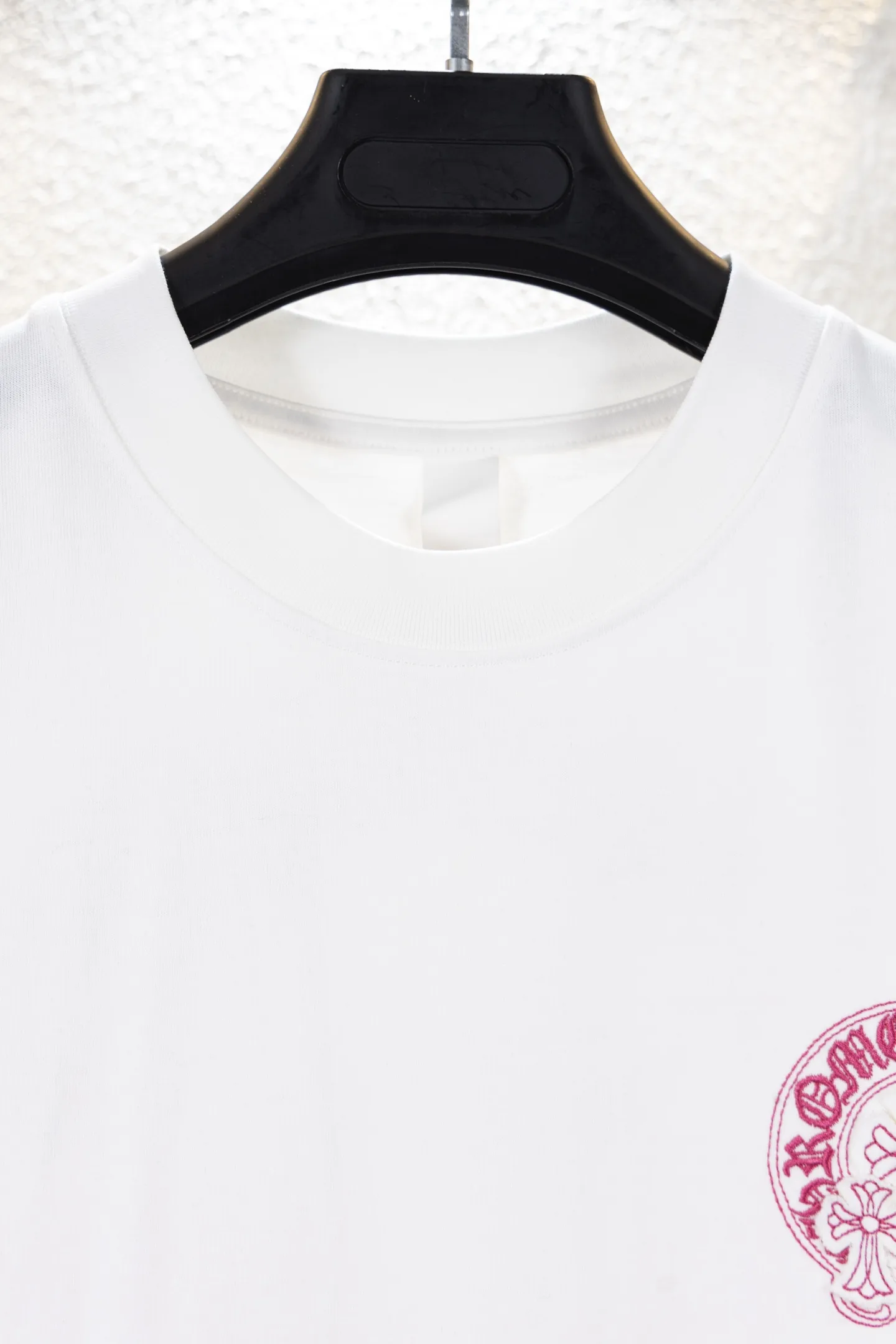 Embroidered Horseshoe Logo Cotton T-Shirt D12812622 — view 3
