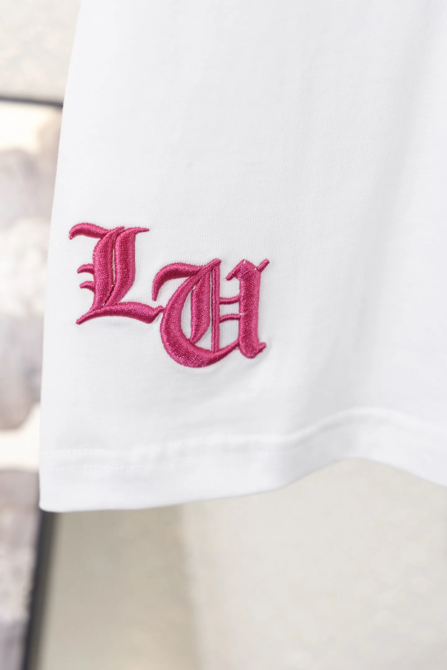 Embroidered Horseshoe Logo Cotton T-Shirt D12812622 — view 7