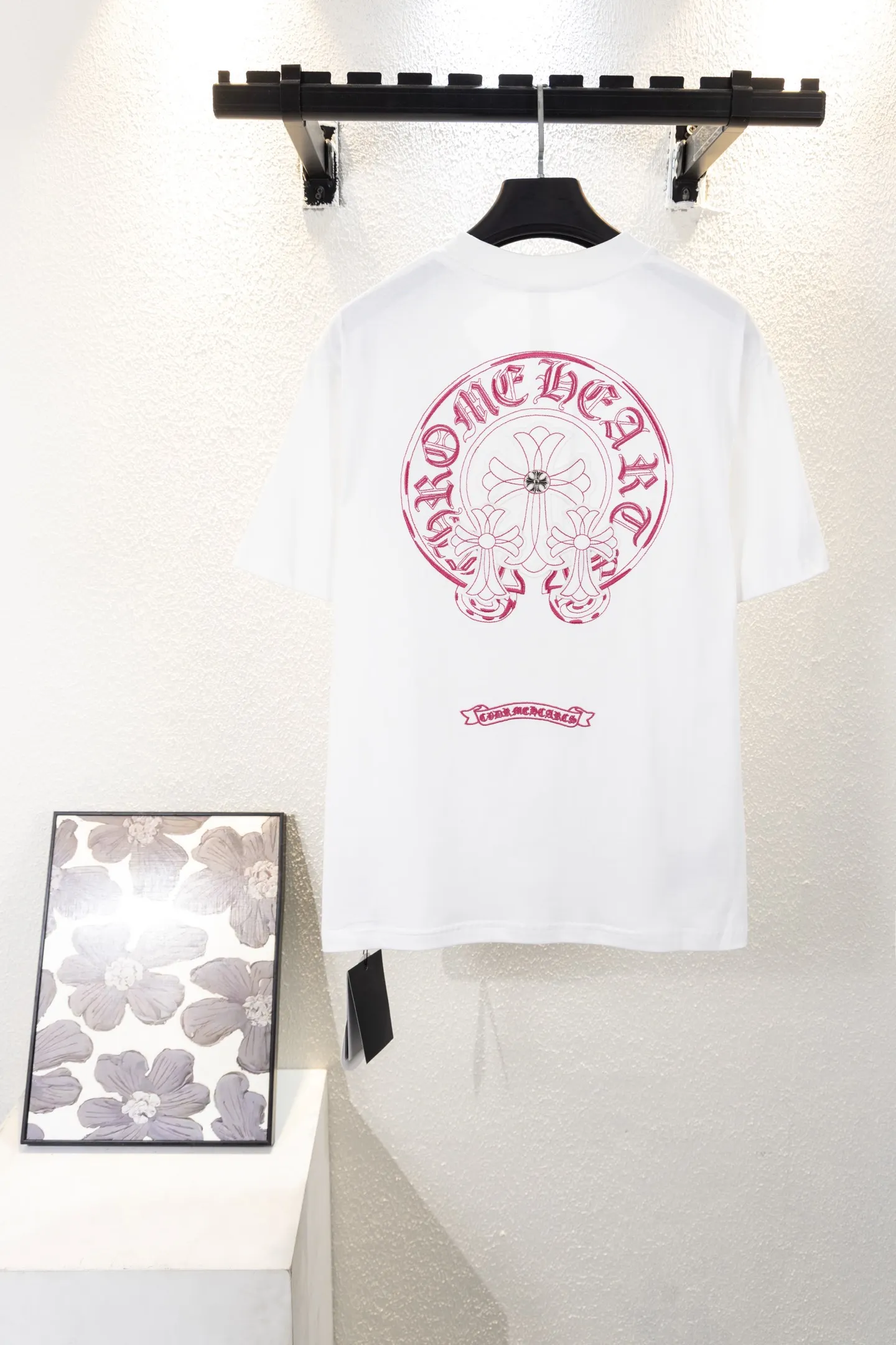 Horseshoe Logo Embroidered Cotton T-Shirt D12811562 — view 2