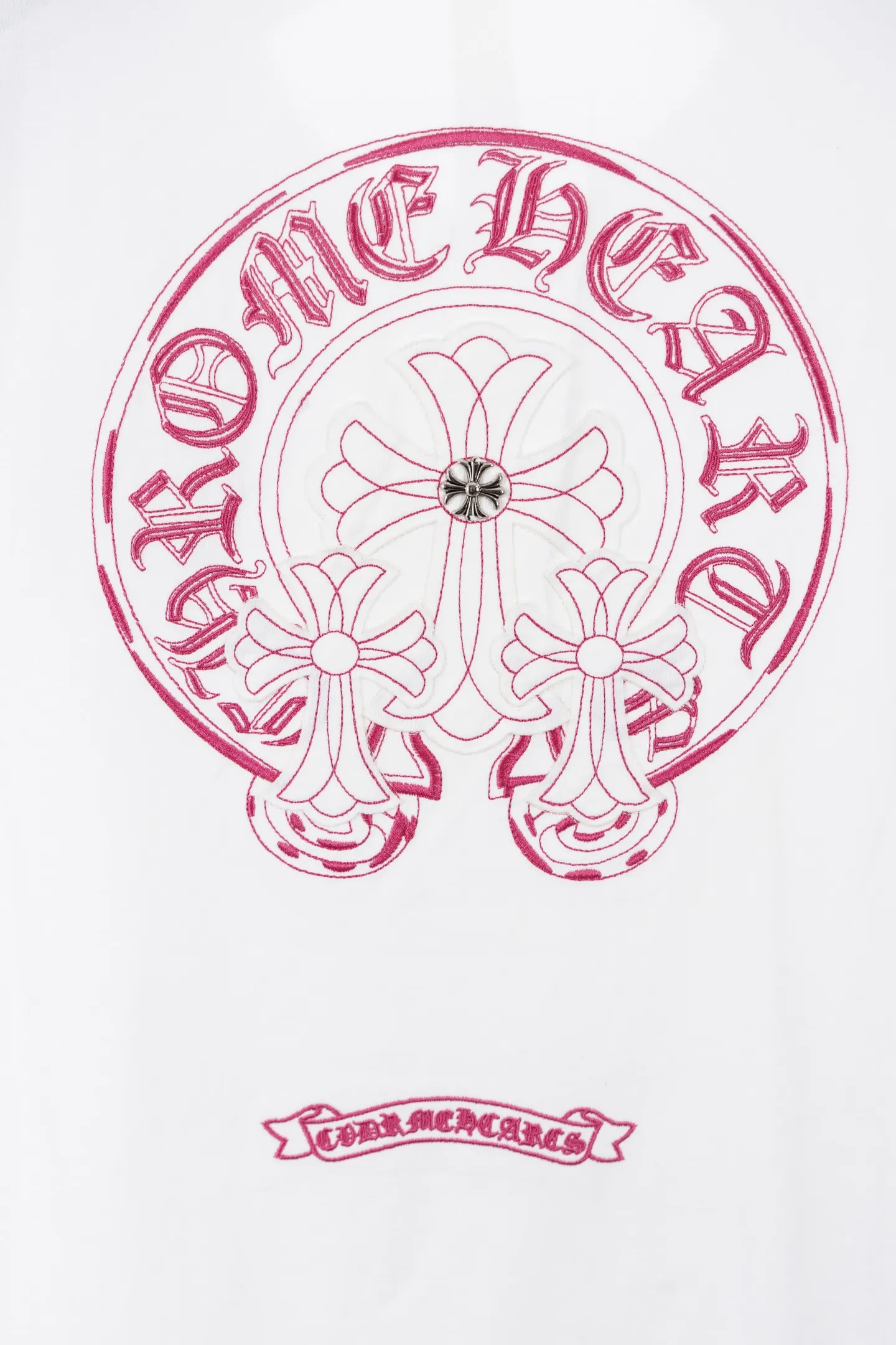 Horseshoe Logo Embroidered Cotton T-Shirt D12811562 — view 5