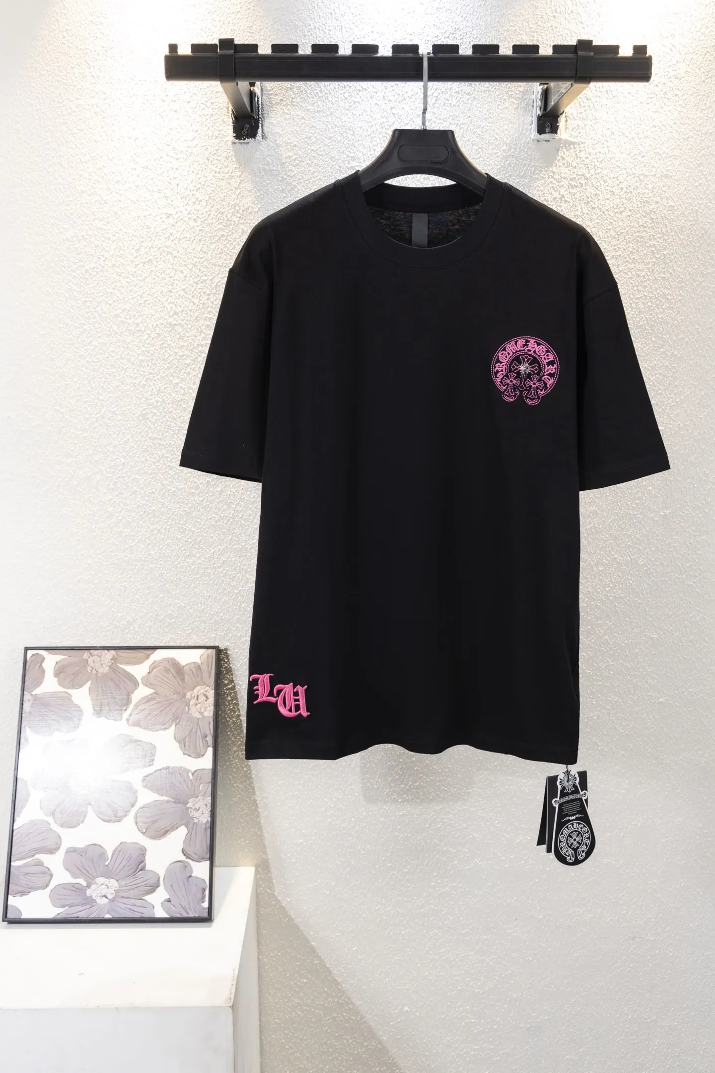 Embroidered Horseshoe Logo Cotton T-Shirt D12811563
