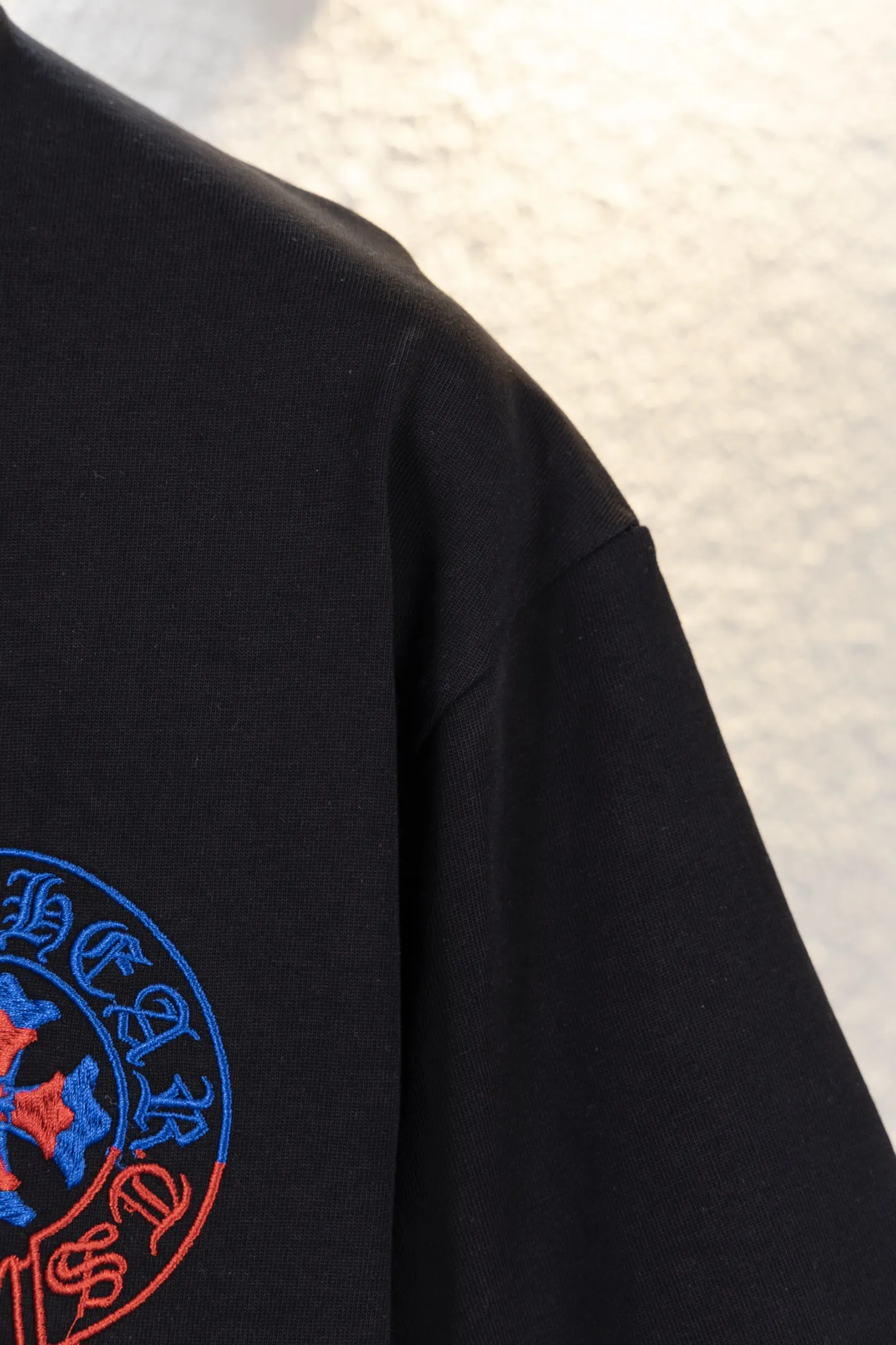 Horseshoe Logo Embroidered Cotton T-Shirt D12812619 — view 7