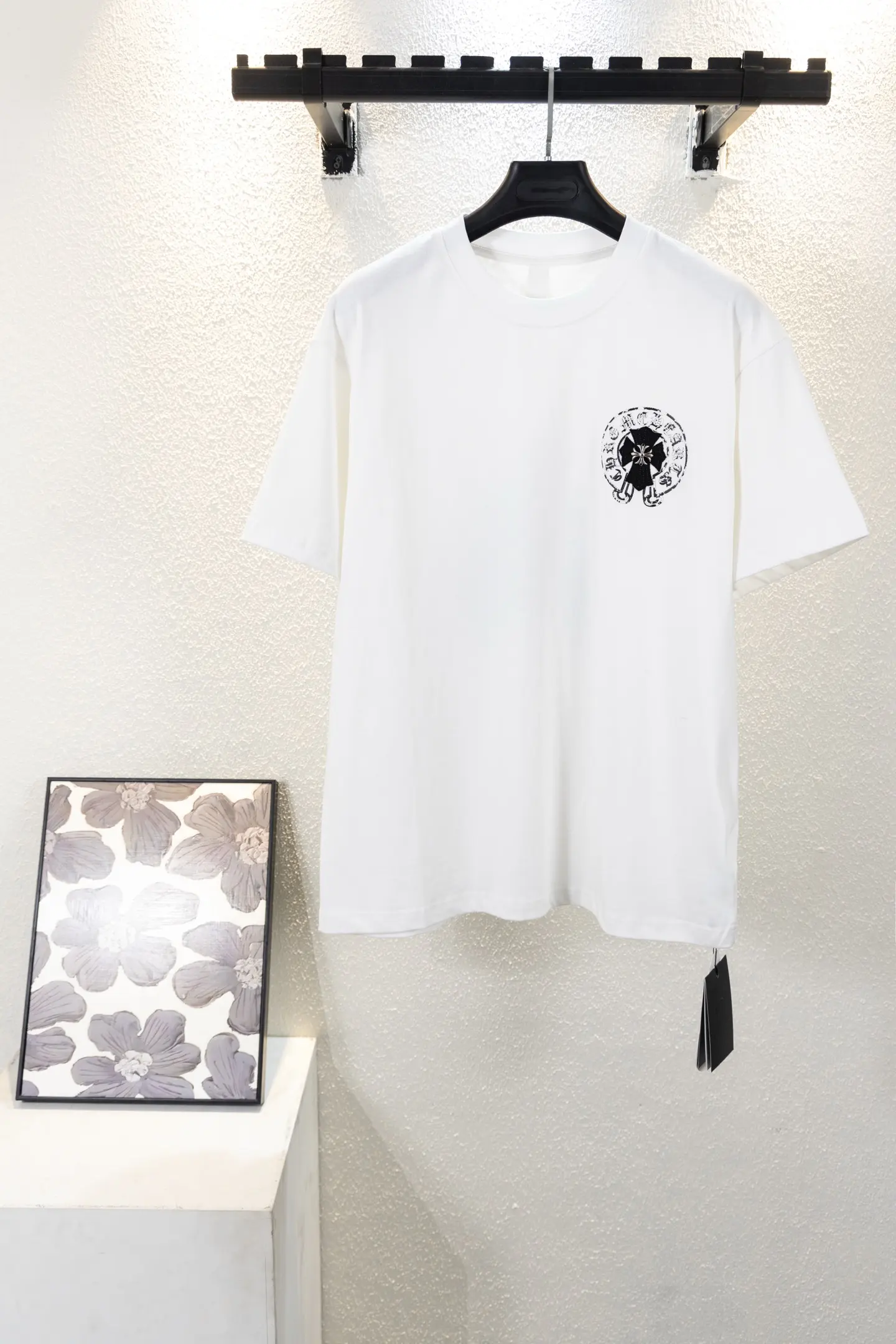 Cross Print Cotton Jersey T-Shirt D12812606