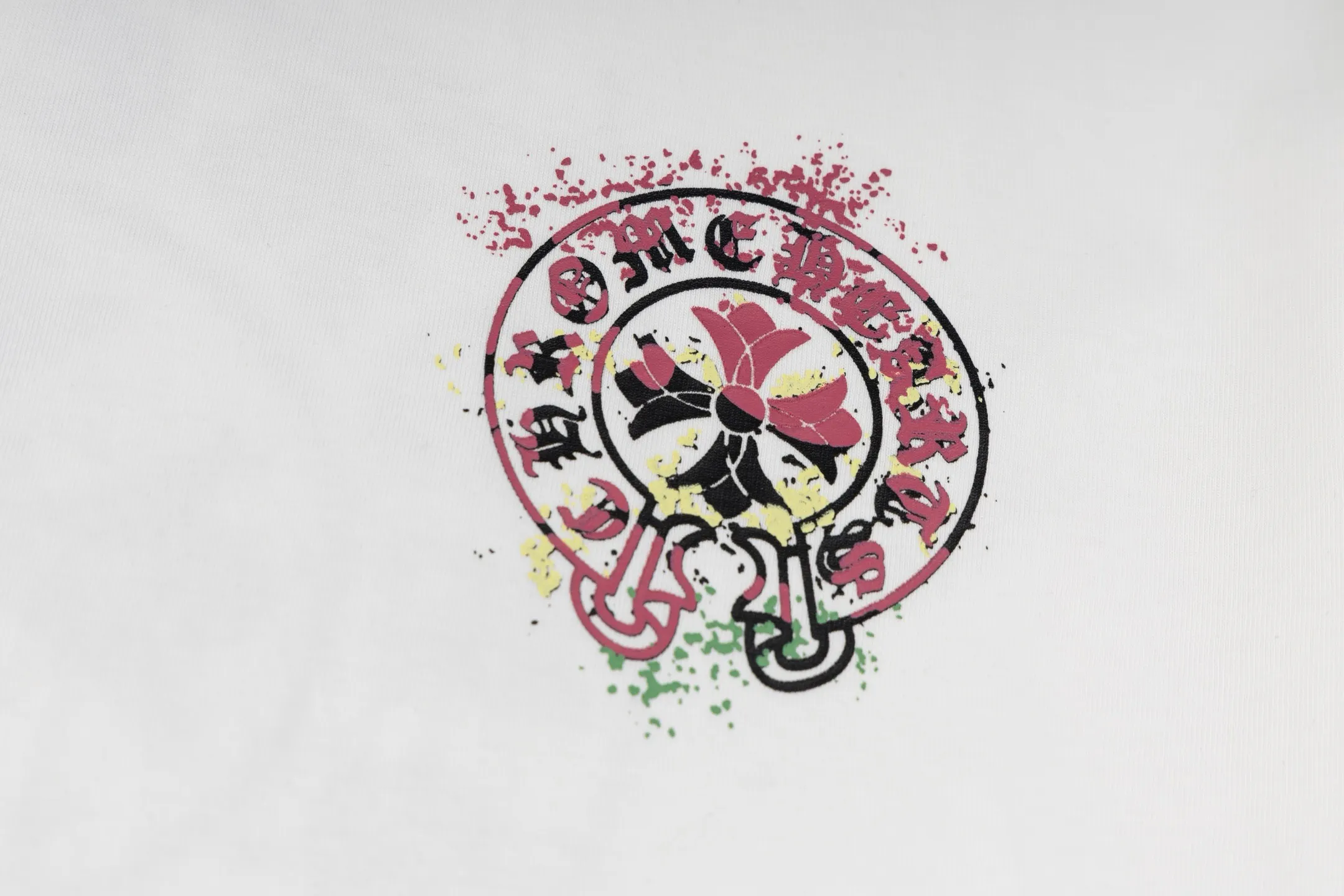 Horseshoe Logo Splatter Print T-Shirt D12811543 — view 5