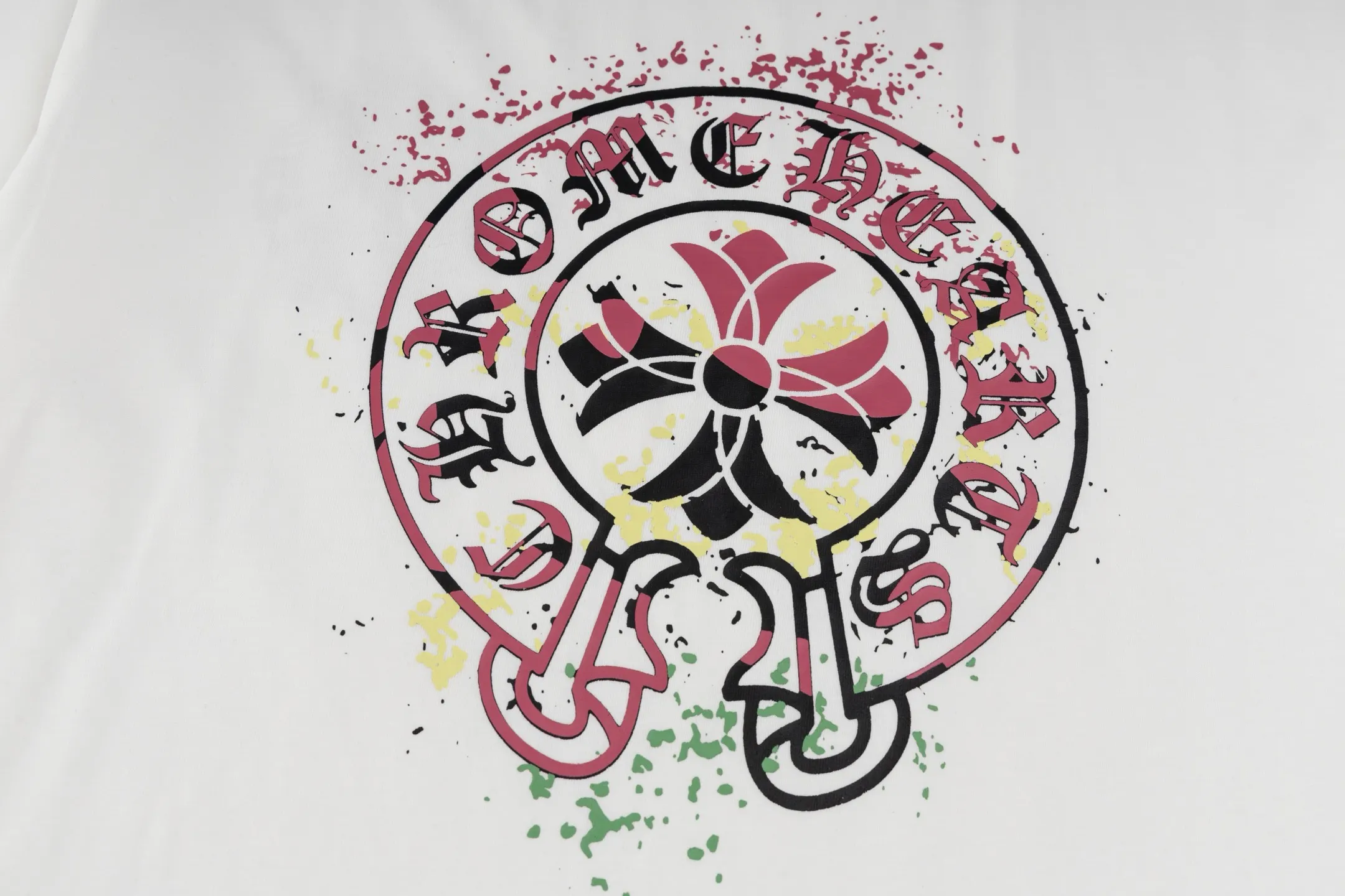 Horseshoe Logo Splatter Print T-Shirt D12811543 — view 6