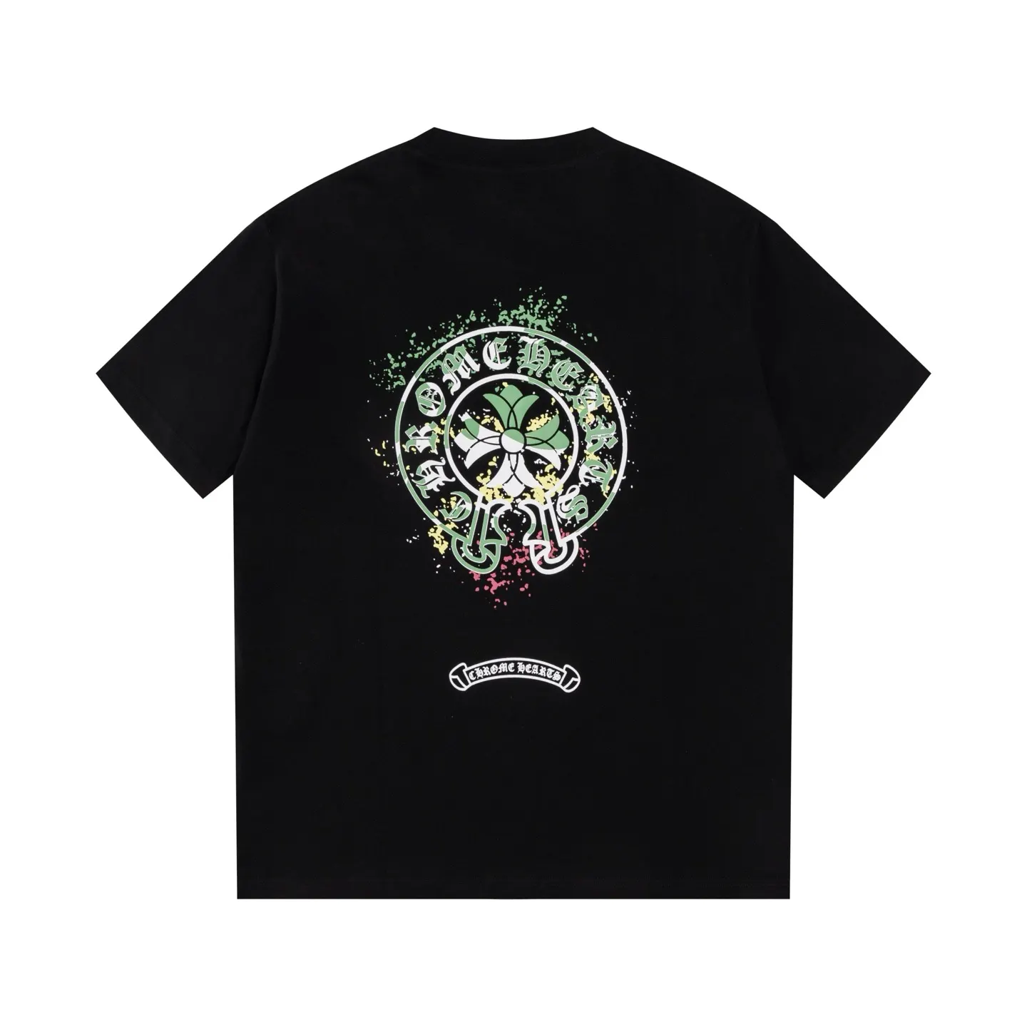 Horseshoe Logo Splatter Print T-Shirt D12811542 — view 2