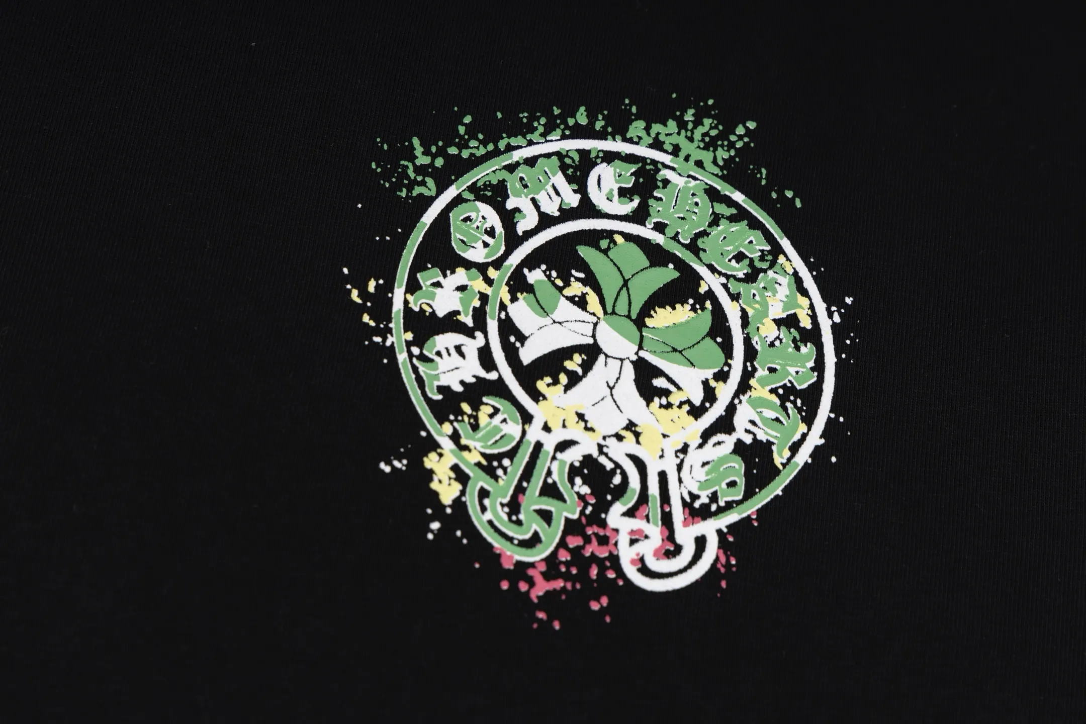 Horseshoe Logo Splatter Print T-Shirt D12811542 — view 5