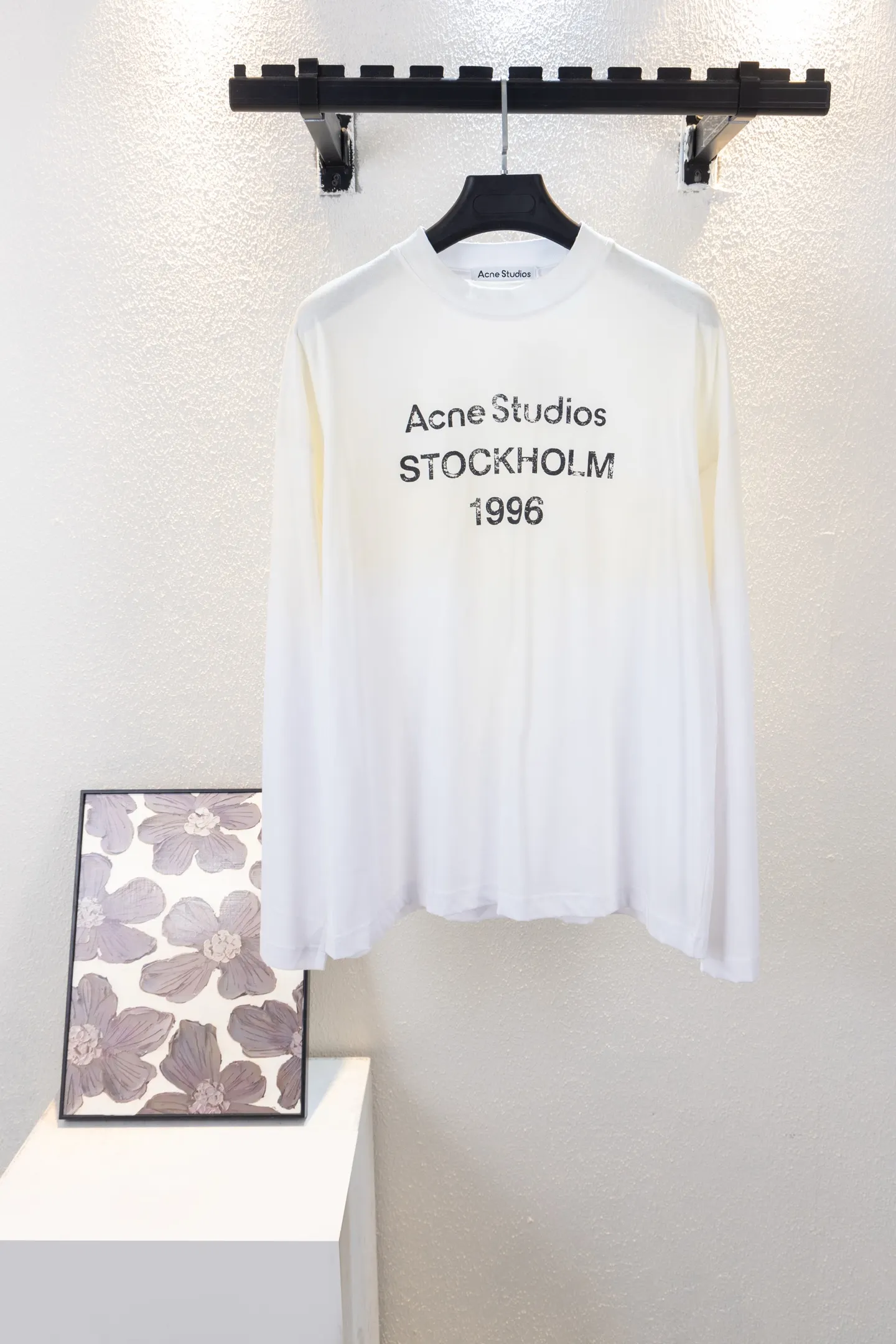 Logo Print Long-Sleeved Cotton T-Shirt D13012658