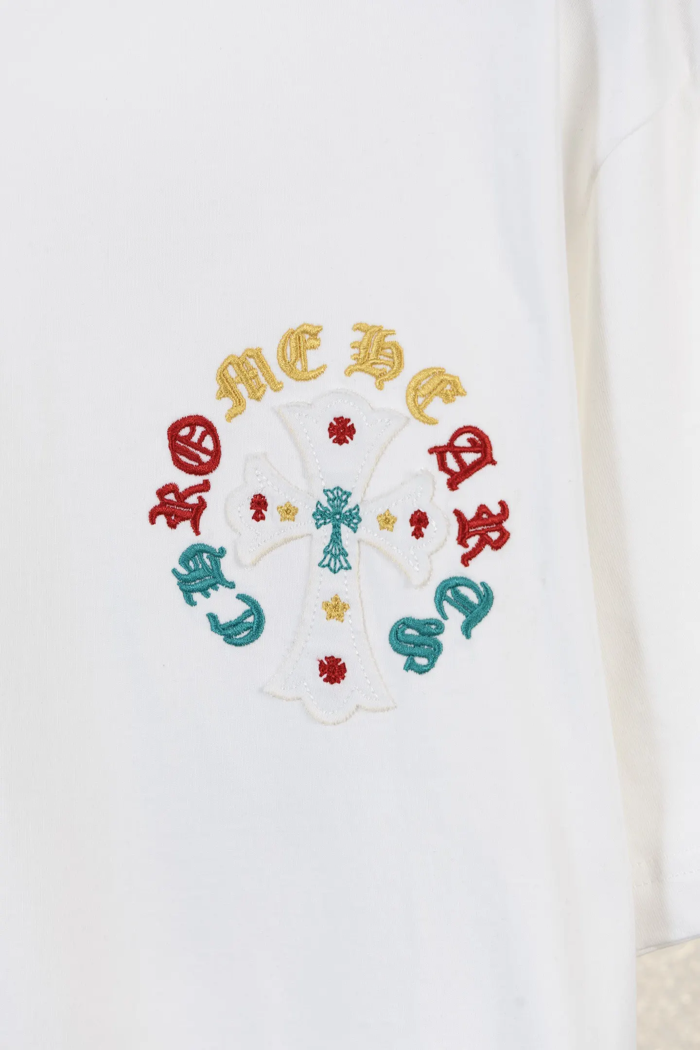 Embroidered Logo Cotton T-Shirt D13011558 — view 4