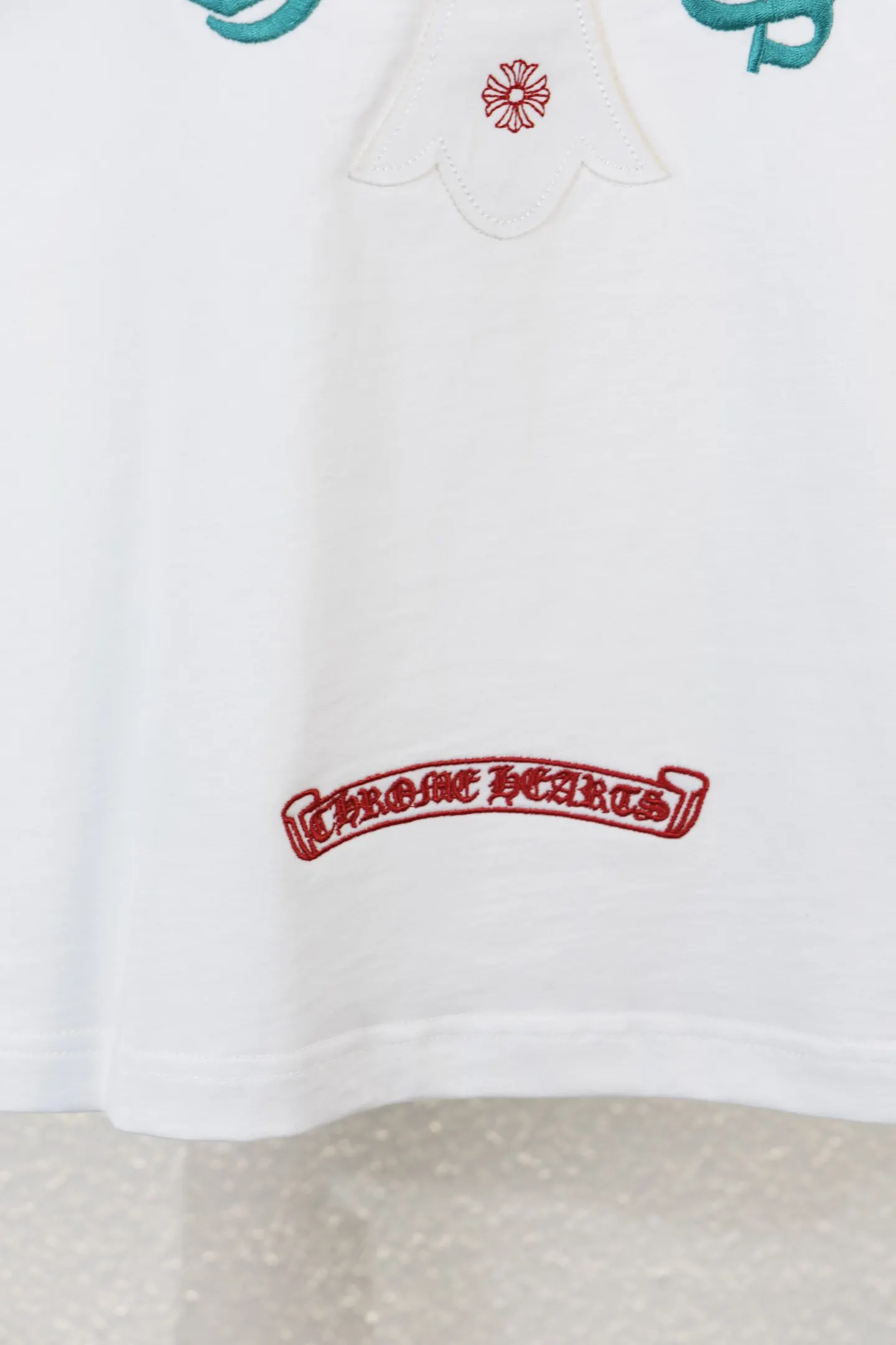 Embroidered Logo Cotton T-Shirt D13011558 — view 6