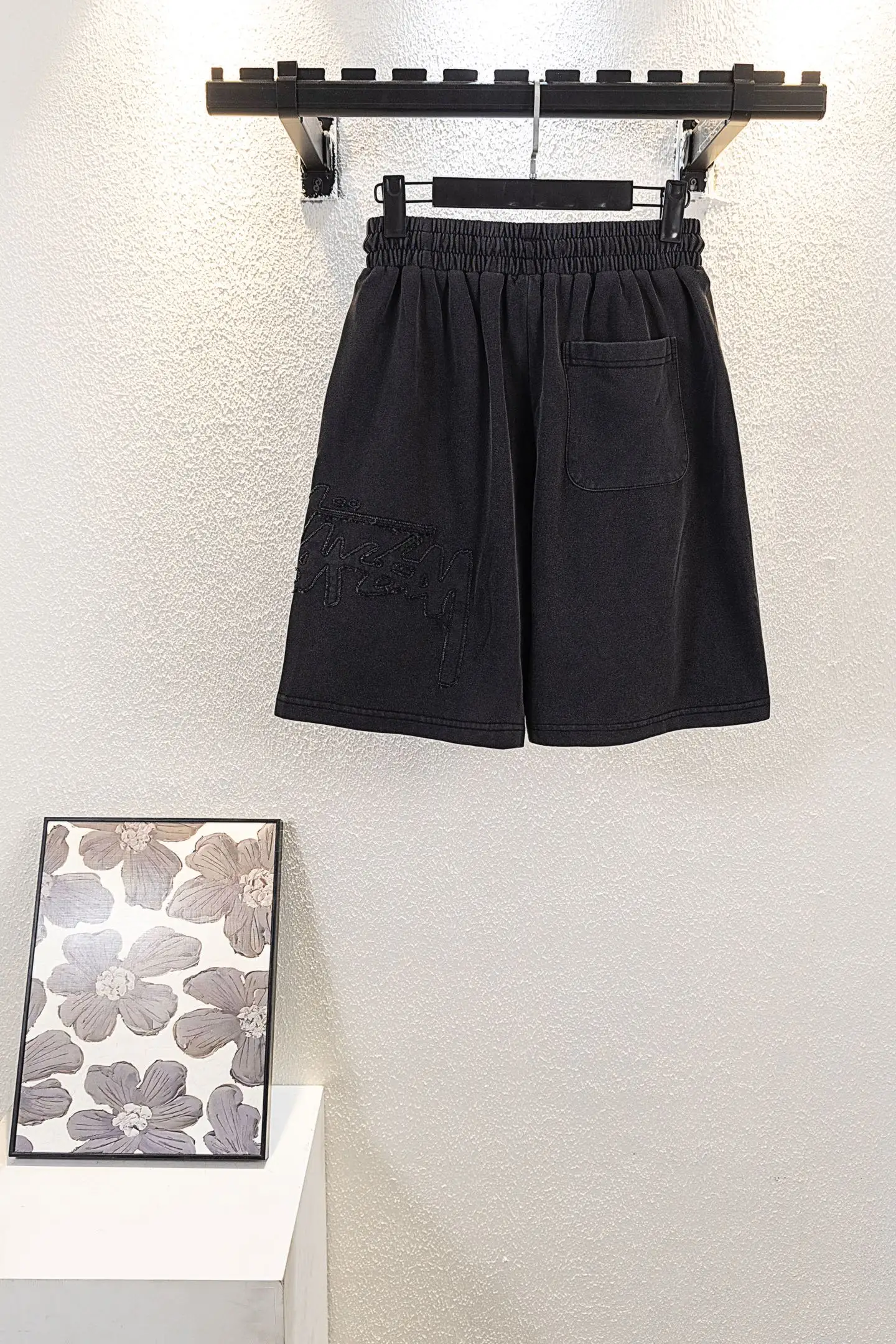Logo-Embroidered Cotton-Blend Jersey Shorts D13011570 — view 2