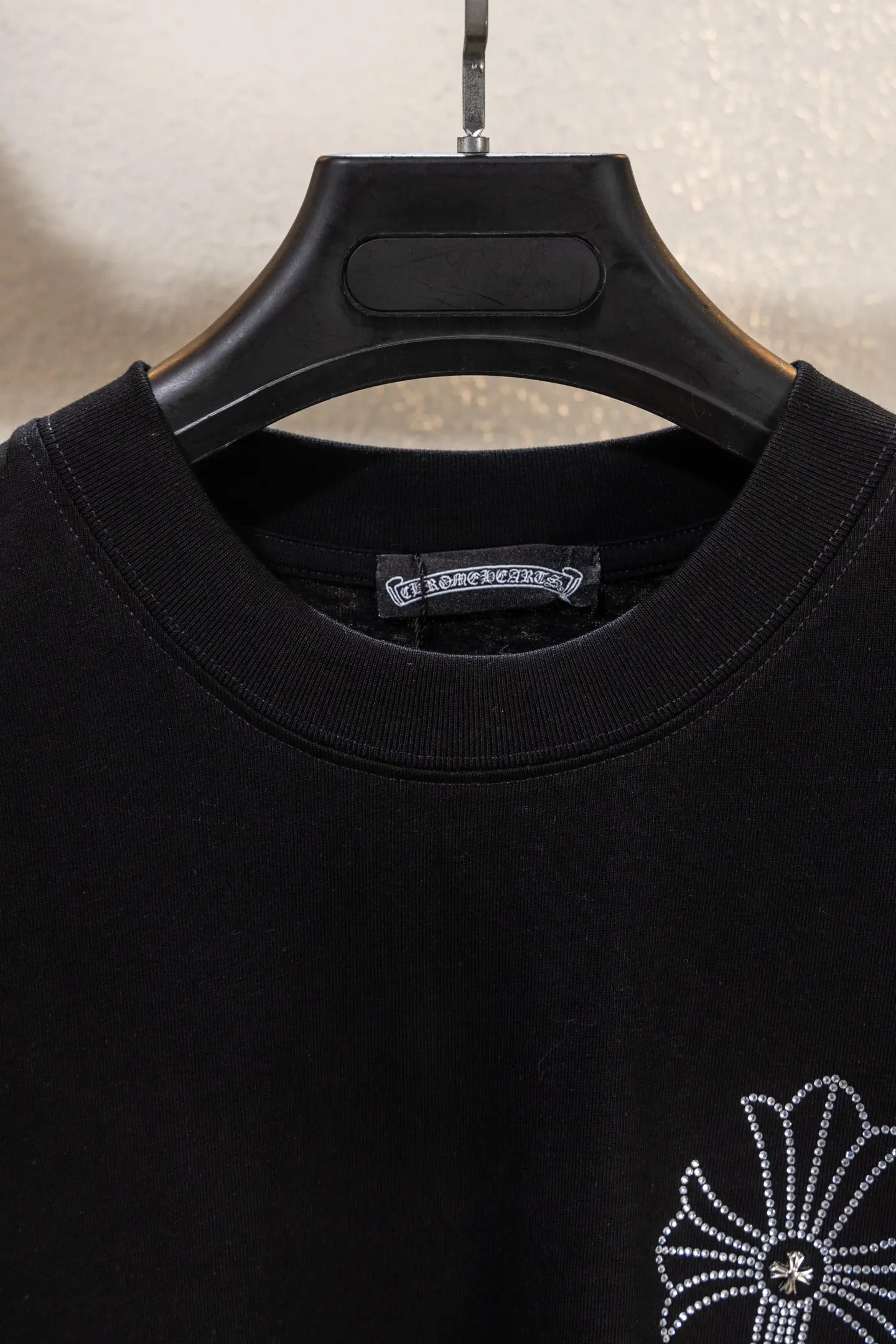 Embellished Cross Logo Cotton T-Shirt D13012635 — view 3