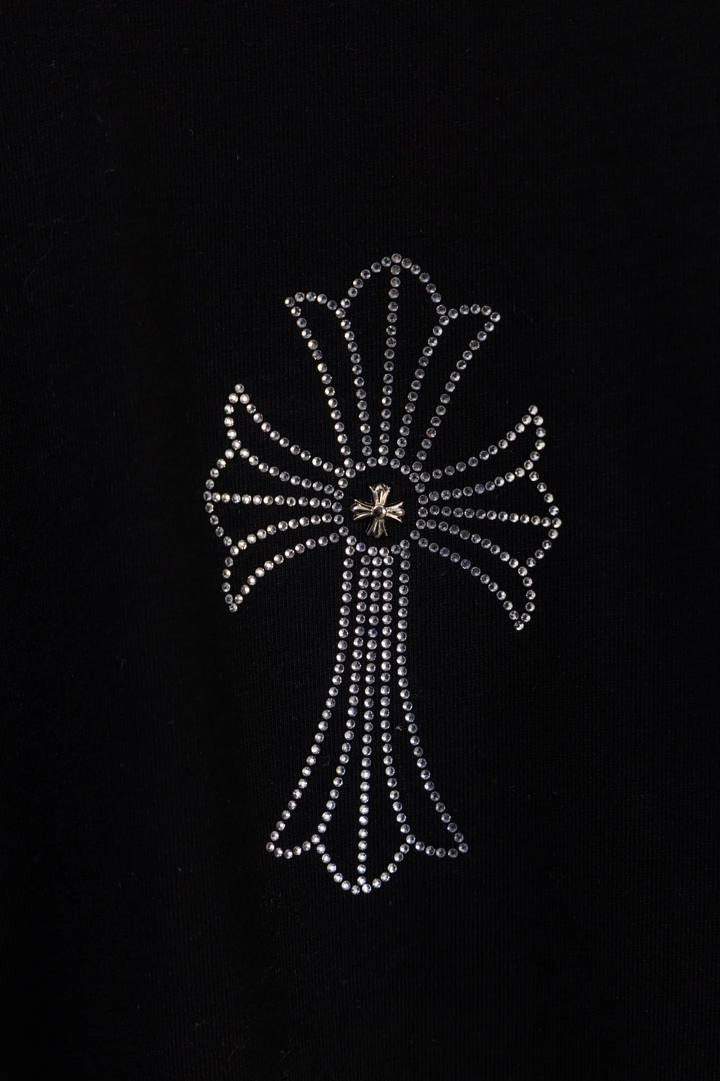 Embellished Cross Logo Cotton T-Shirt D13012635 — view 6