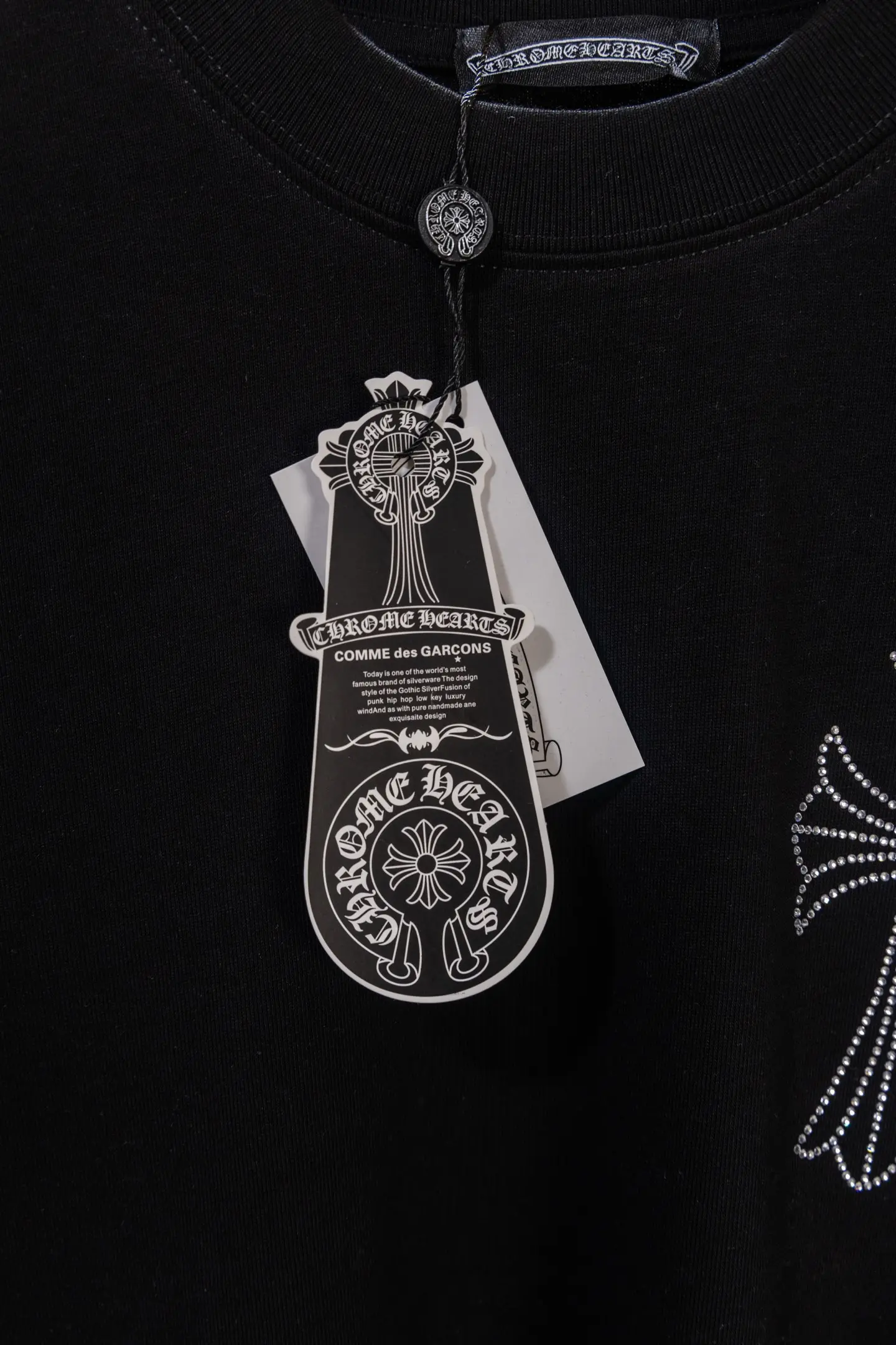 Embellished Cross Logo Cotton T-Shirt D13012635 — view 12
