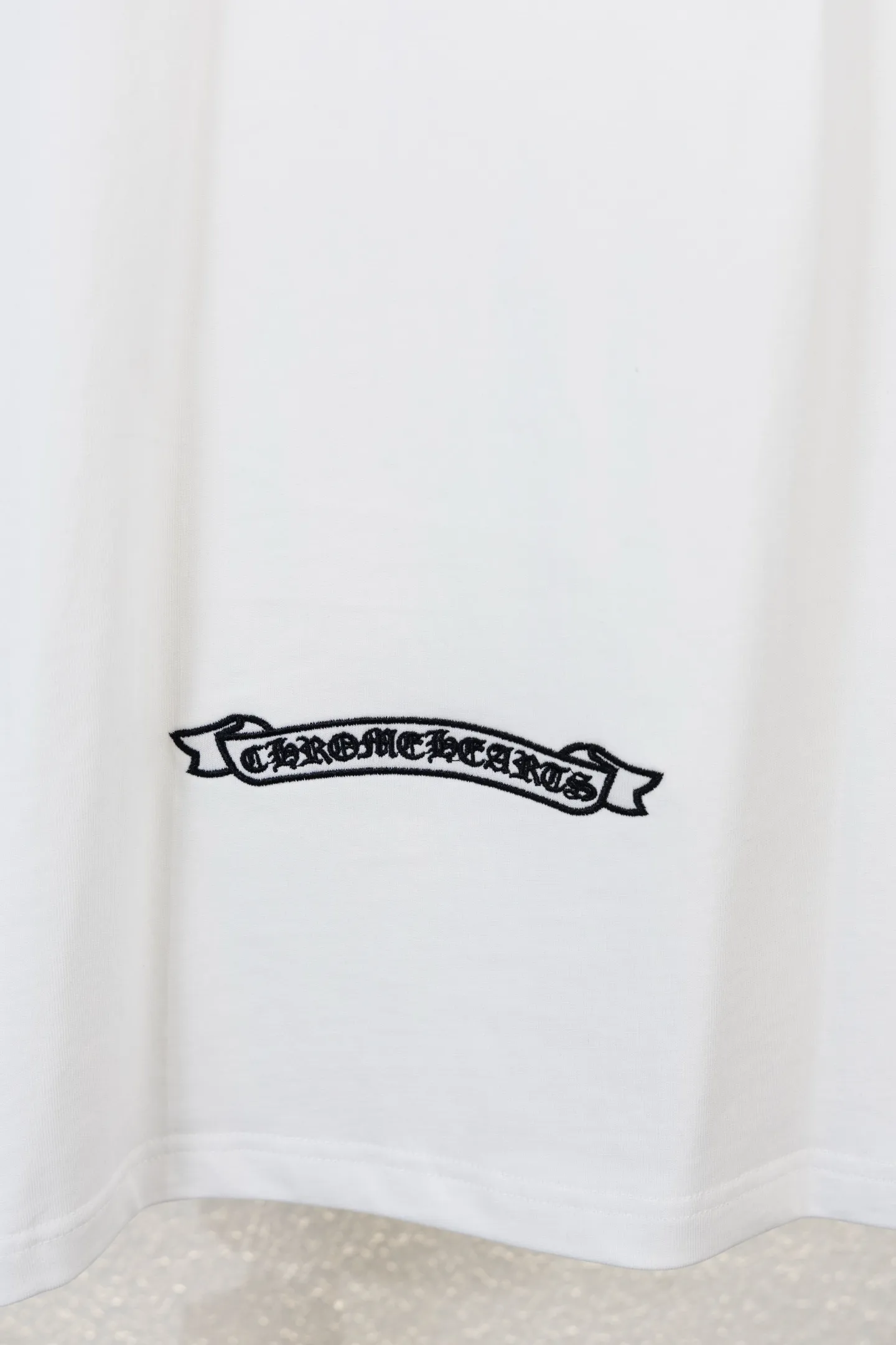 Embroidered Mosaic Logo Cotton T-Shirt D13312603 — view 6